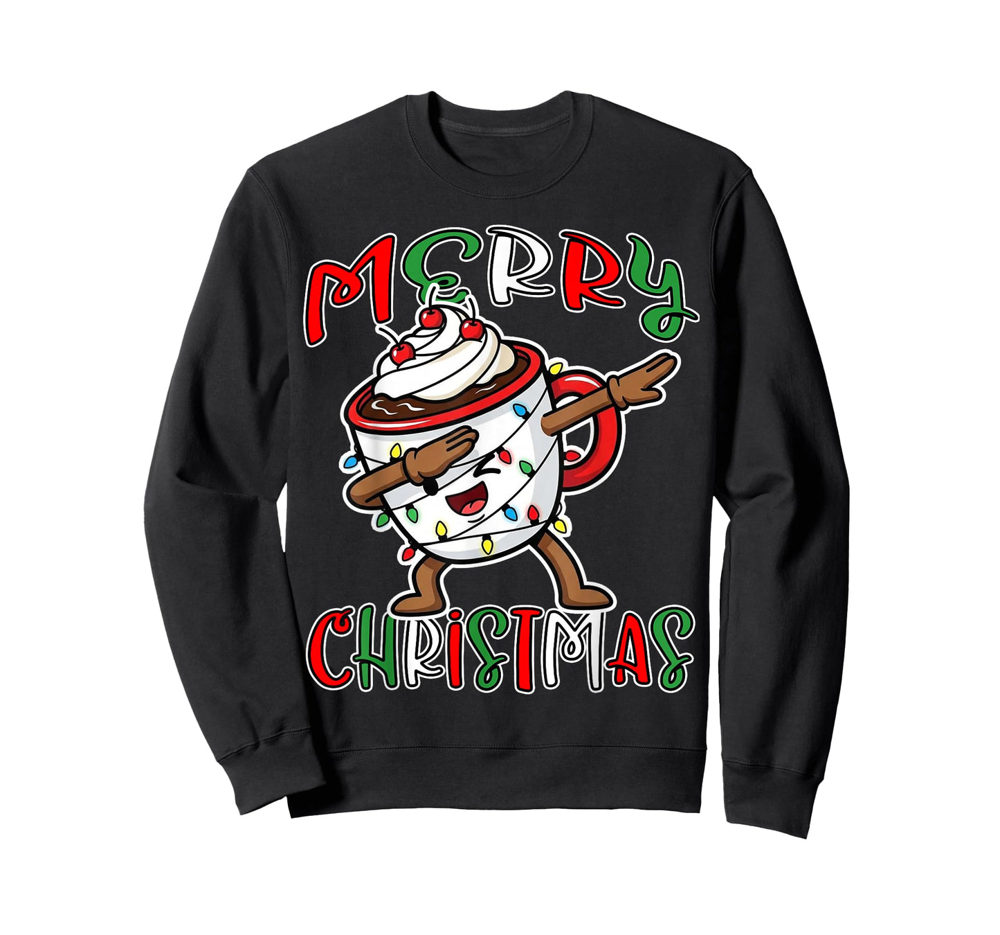 Dabbing Coco Drink Family Matching Christmas Pjs 2025 T-Shirt