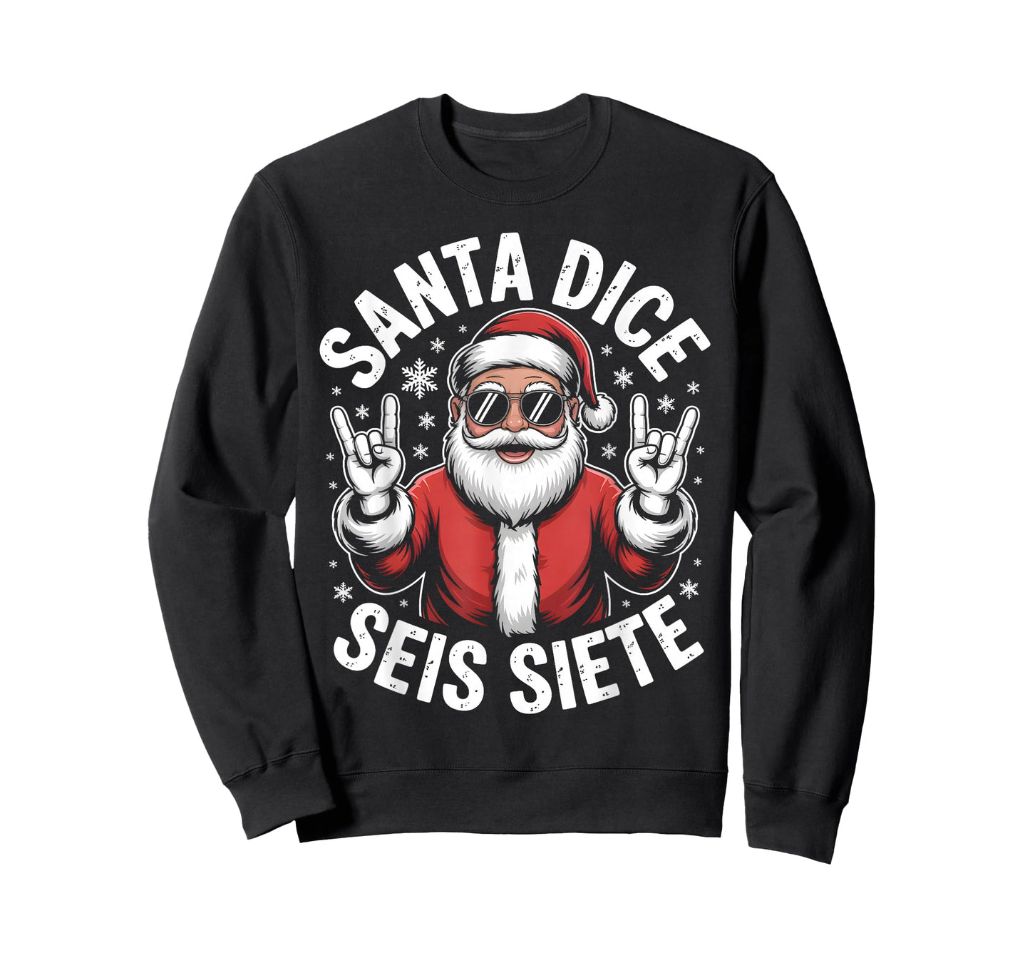 67 Six Seven Spanish Teacher Santa Dice SEIS Siete Brainrot T-Shirt