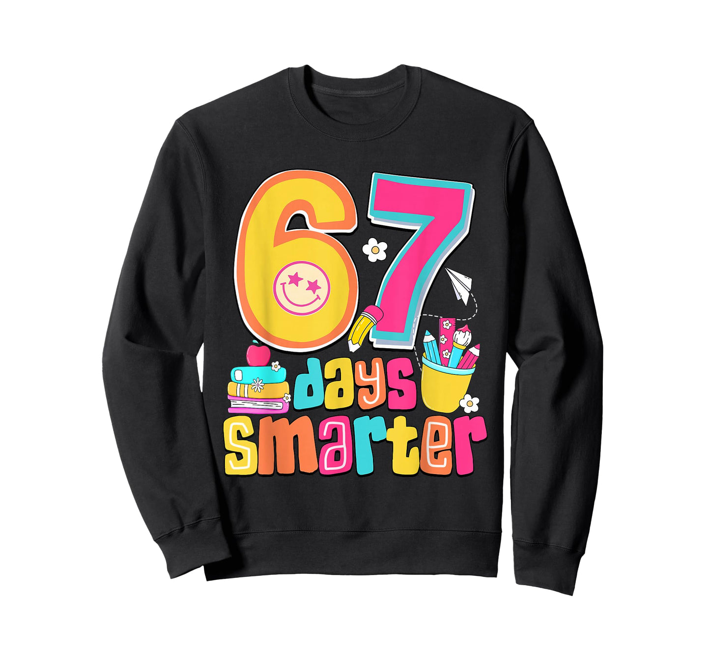 67th Day of School Shirt 67 Days Smarter Teacher Boys Girls T-Shirt
