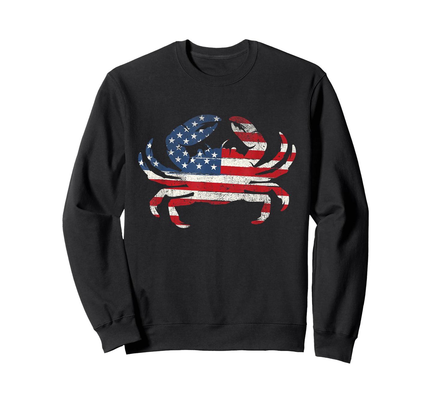 USA American Flag Crab - 4th of July Crabber Animal Lover T-Shirt