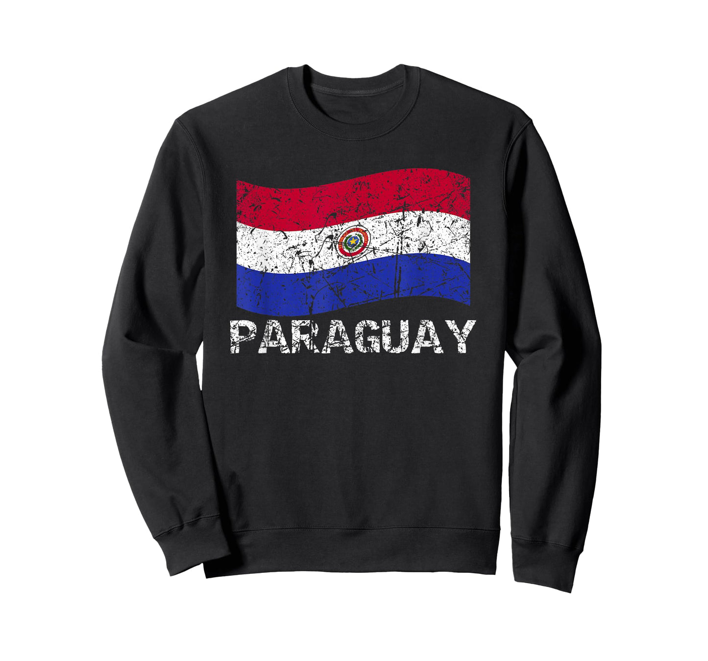 Paraguayan Flag Of Paraguay Distressed Men Women Kids T-Shirt
