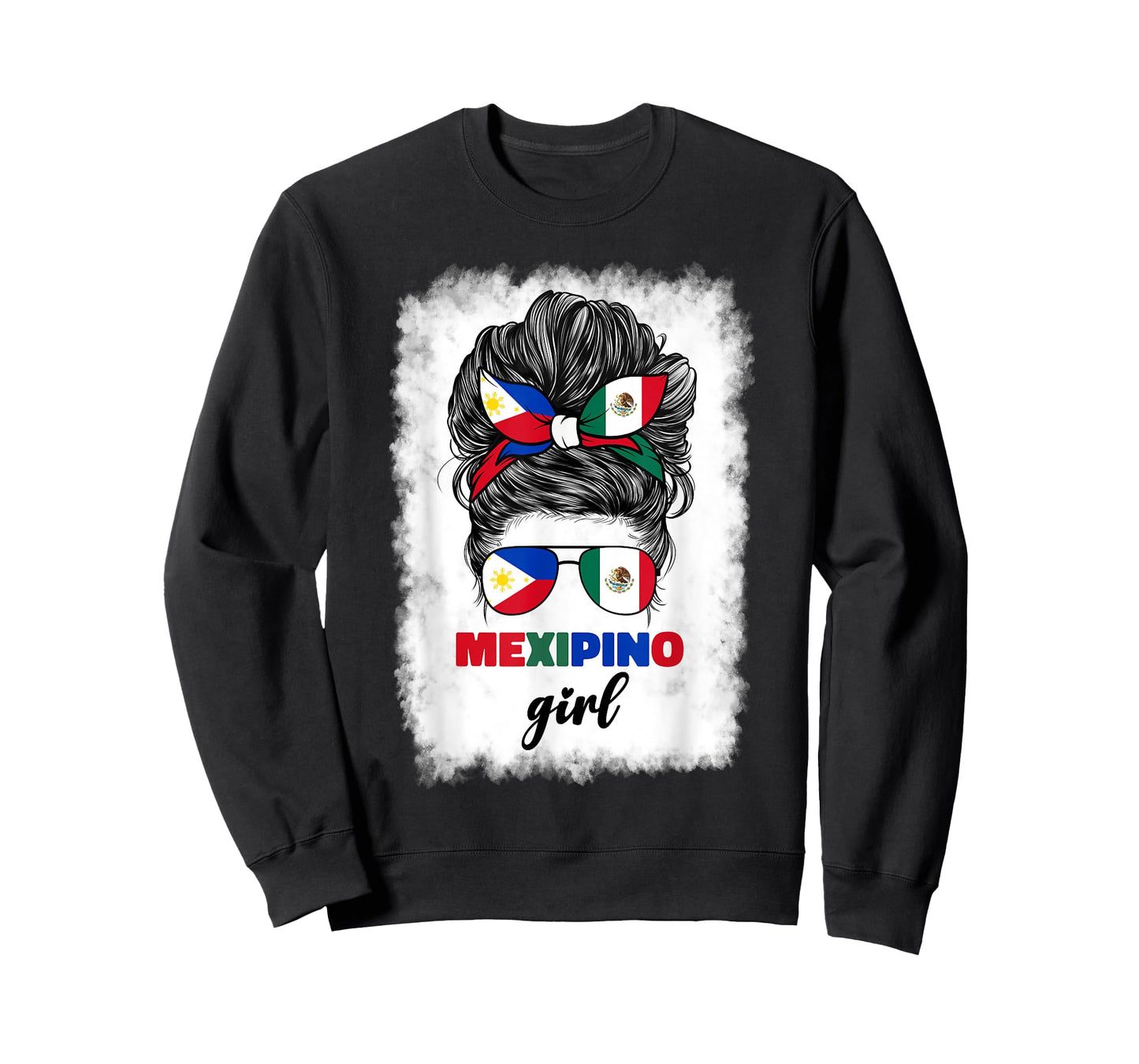 Mexipino Half Mexican And Filipino Mexico Philippines Flag T-Shirt