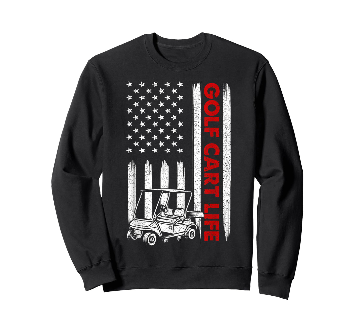 Funny USA Flag Golf Design For Men Women Golfer Golf Lover T-Shirt