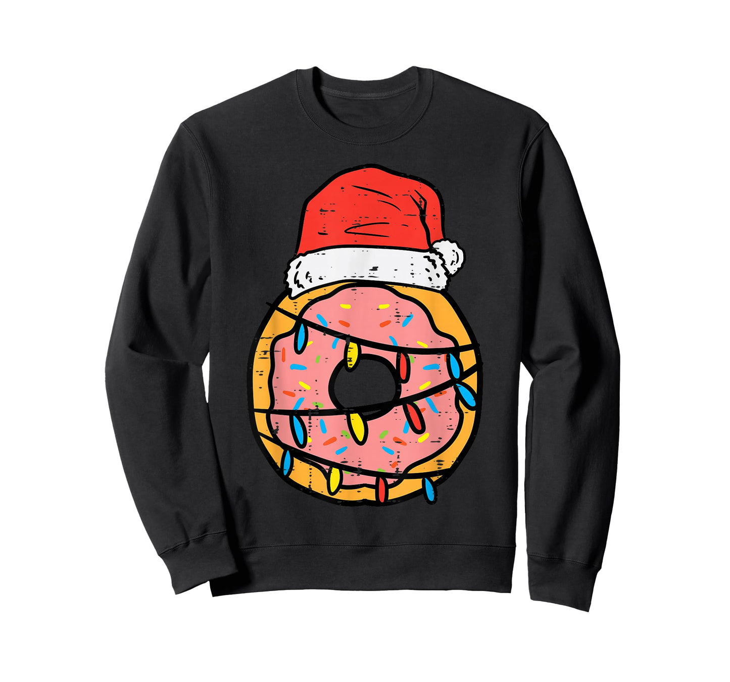 Christmas Donut Santa Cute Xmas Baking Baker Men Women Kids T-Shirt