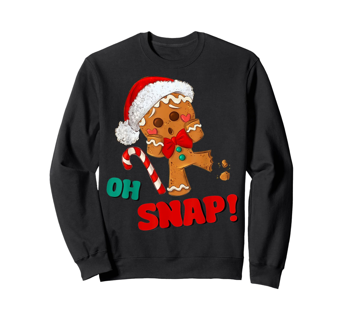 Gingerbread Man Oh Snap Christmas Funny Cookie Baking Gift T-Shirt