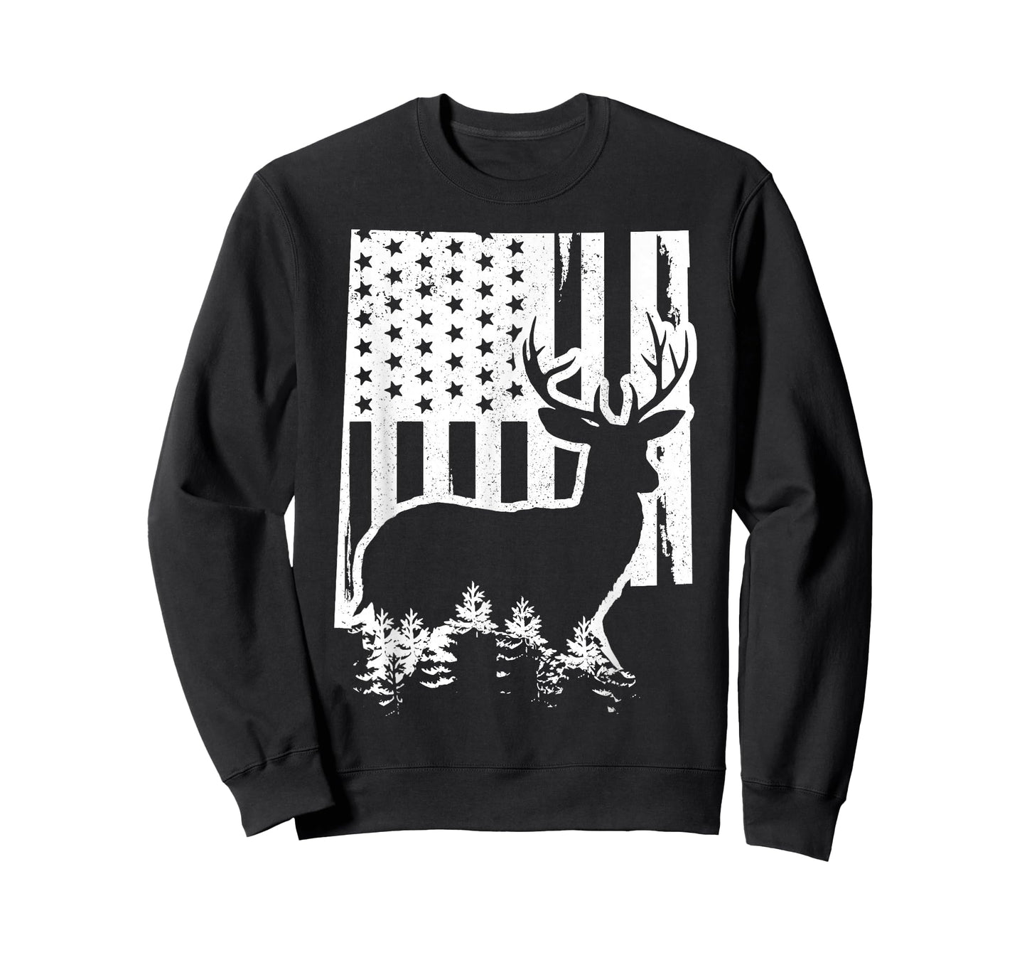 New Mexico Elk Hunting State Map US Flag Patriotic Hunter T-Shirt