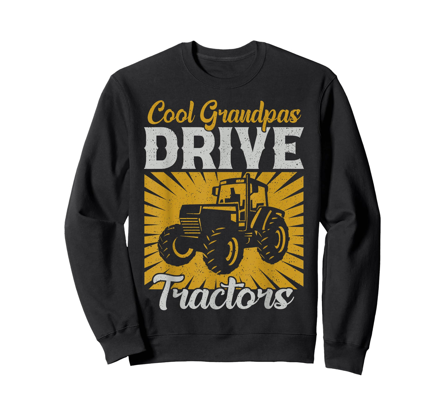 Cool Grandpas Drive Tractors Retro Cool Grandpas Farmer Farm T-Shirt