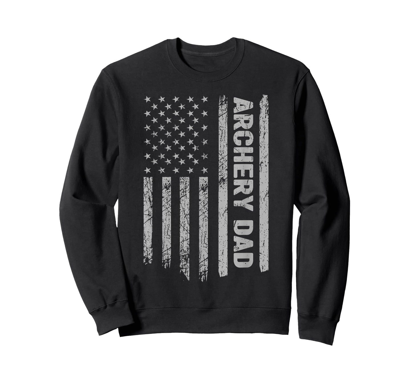 Funny Archery Dad America US Flag Patriot - Vintage Archer T-Shirt