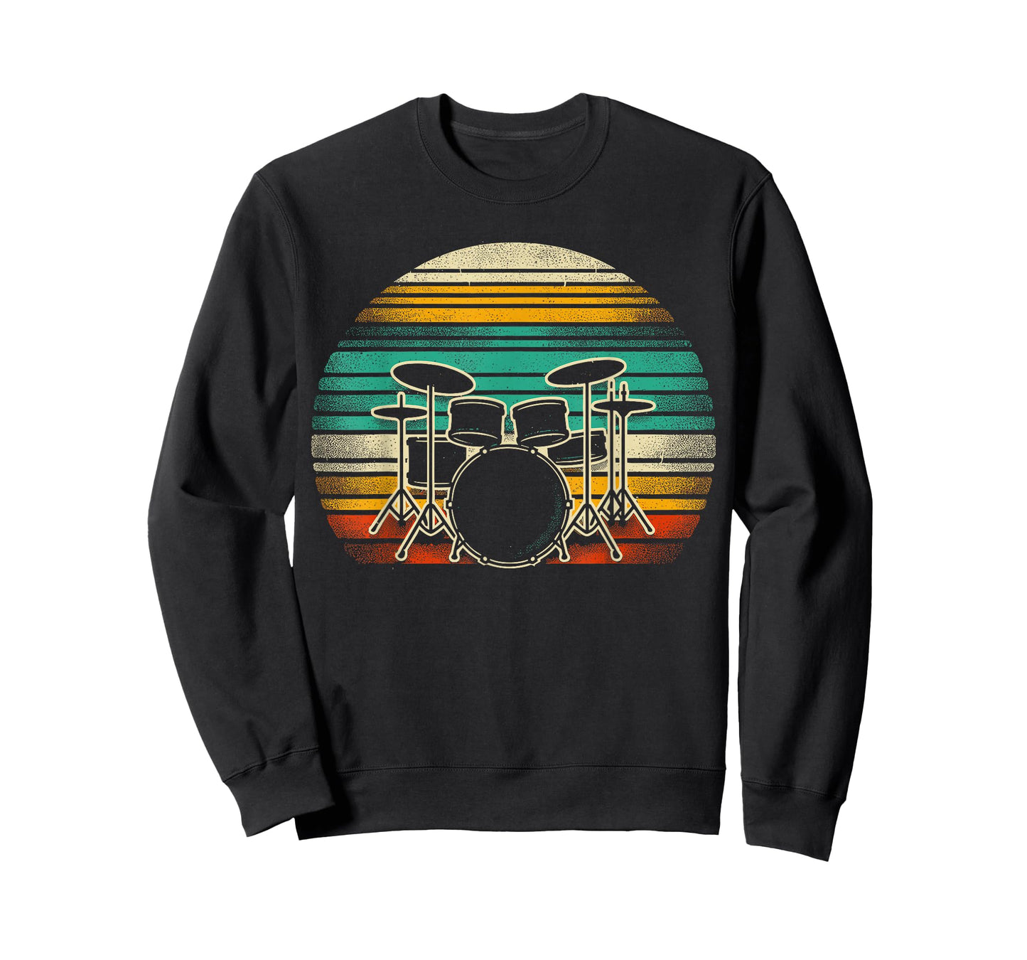Drums Vintage Drummer Band Retro Drumset T-Shirt