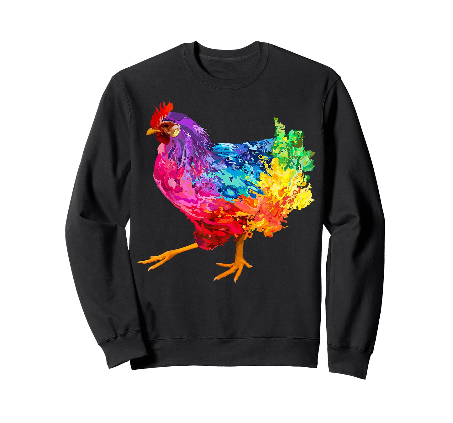 Chicken Lover Gifts Chicken Womens Colorful Cool Hen Mens T-Shirt