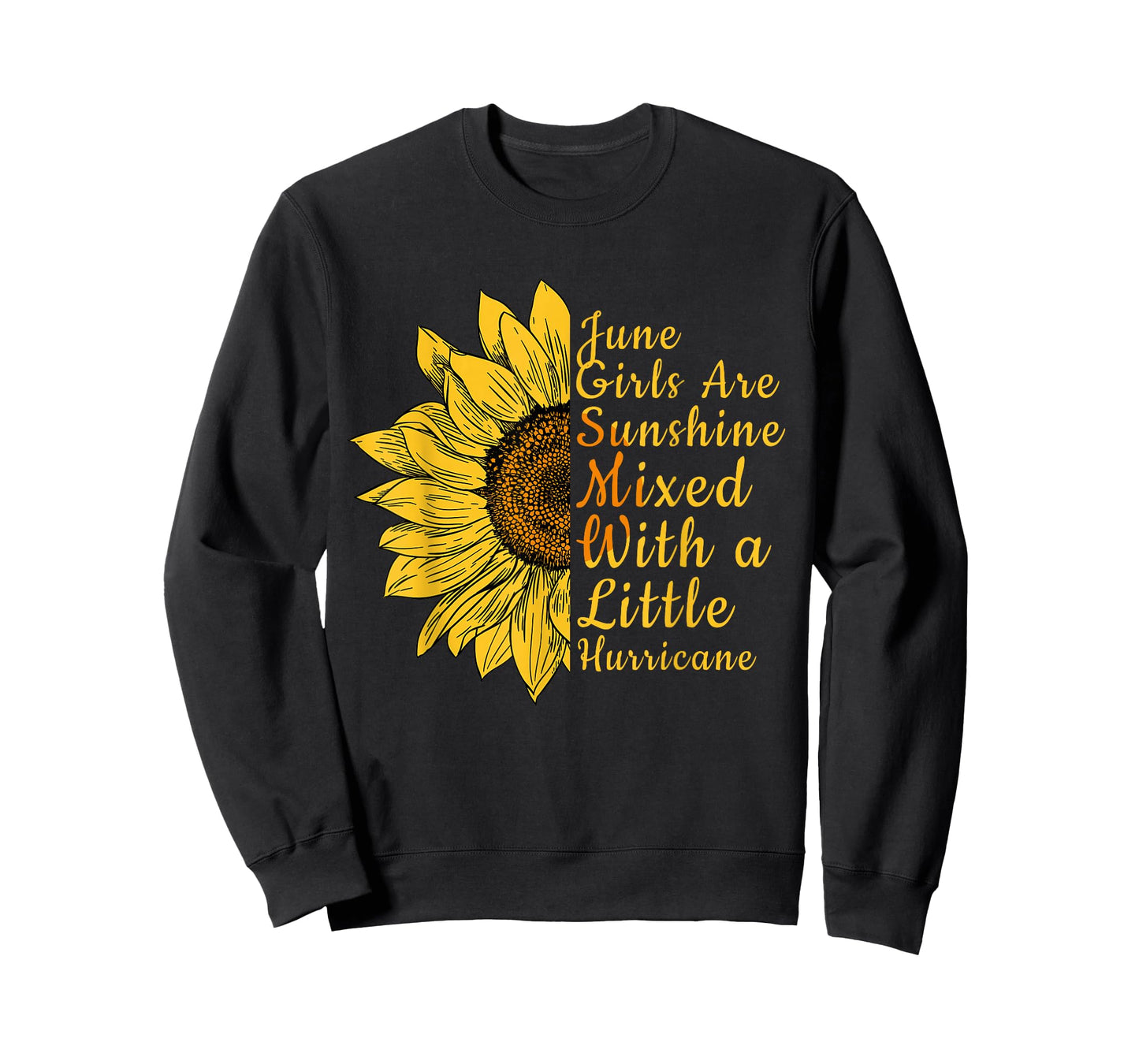 June Birthday Women Sunflower Flower Funny Cute T-Shirt