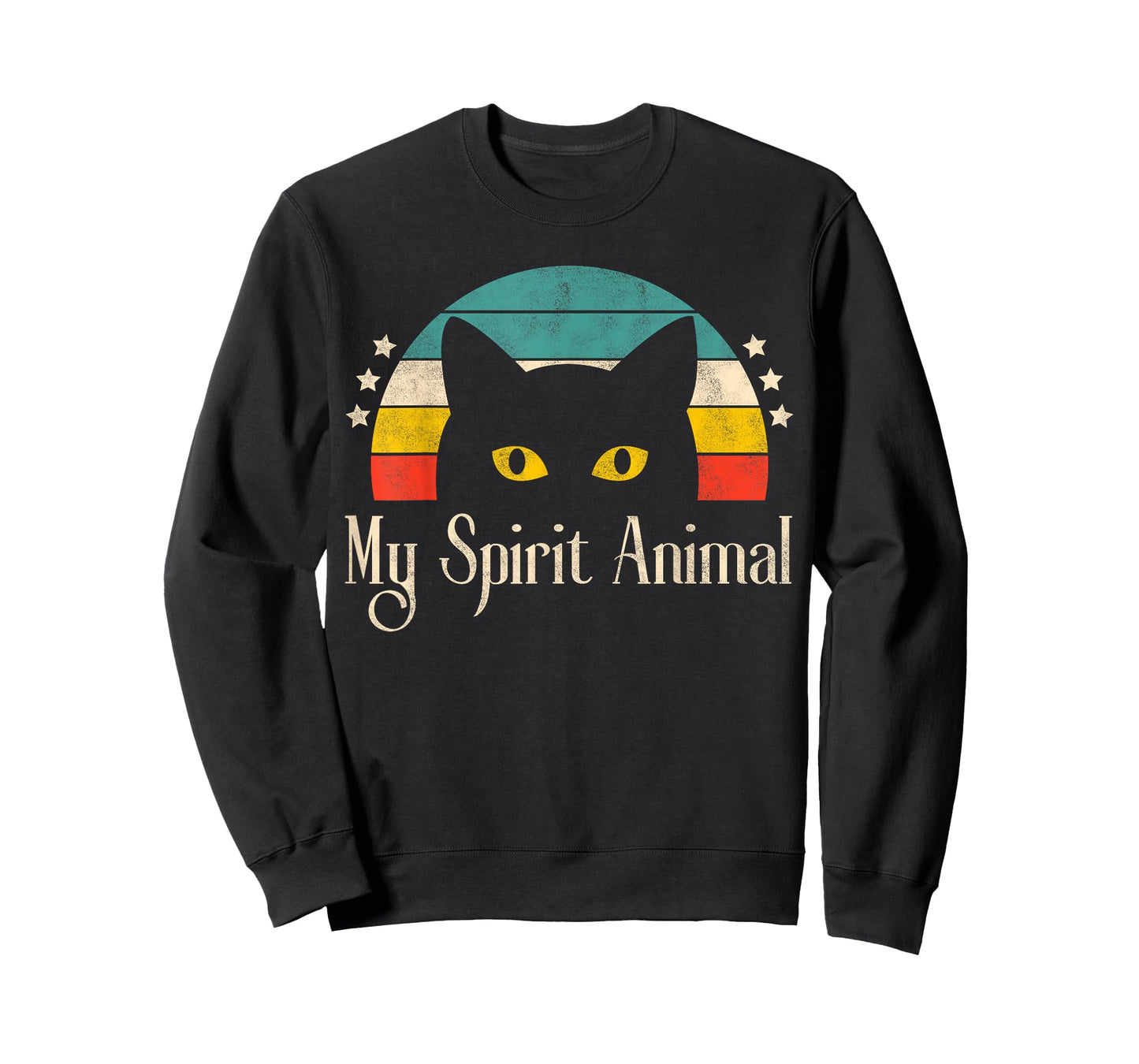 Retro Cute Cat Funny Graphic For Cat Lovers Cat Owner T-Shirt