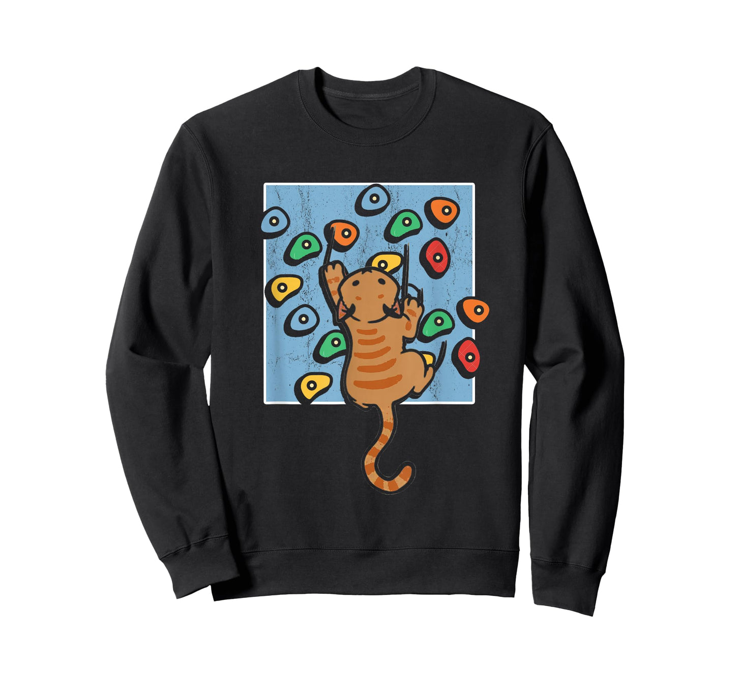Funny Cat Climber | Climbing Wall | Bouldering Climb T-Shirt