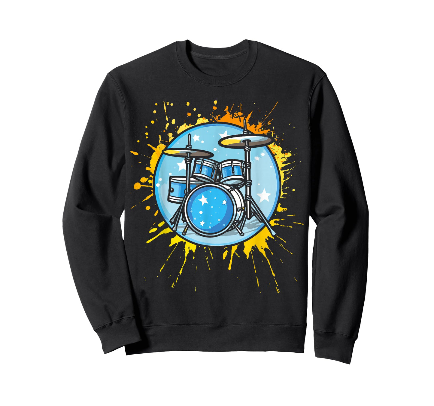 Musical Instrument Drum Set Retro Drummer T-Shirt