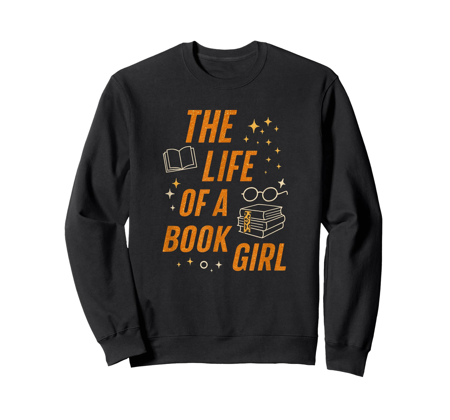 The Life of A Book Girl Reader Aesthetic Graphic T-Shirt