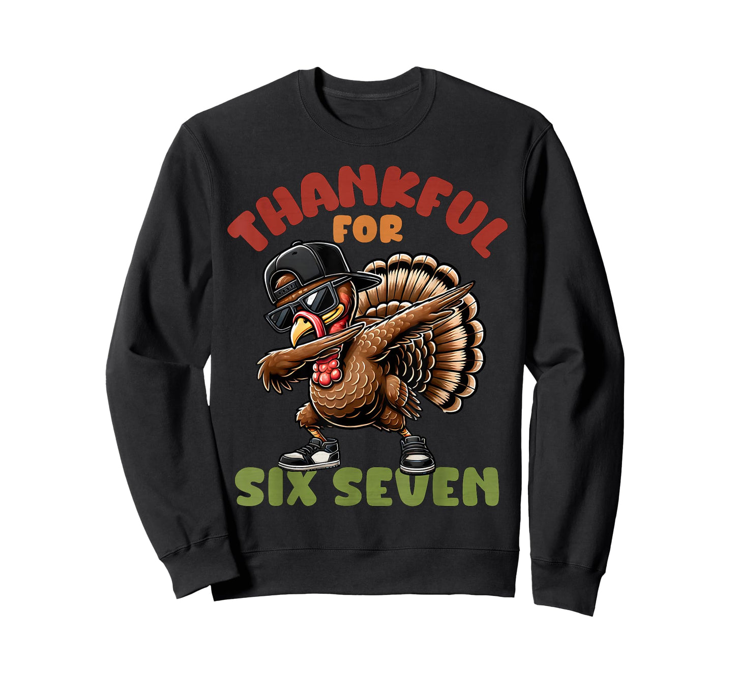 67 Thanksgiving Funny Six Seven Meme Brainrot Turkey Boys T-Shirt
