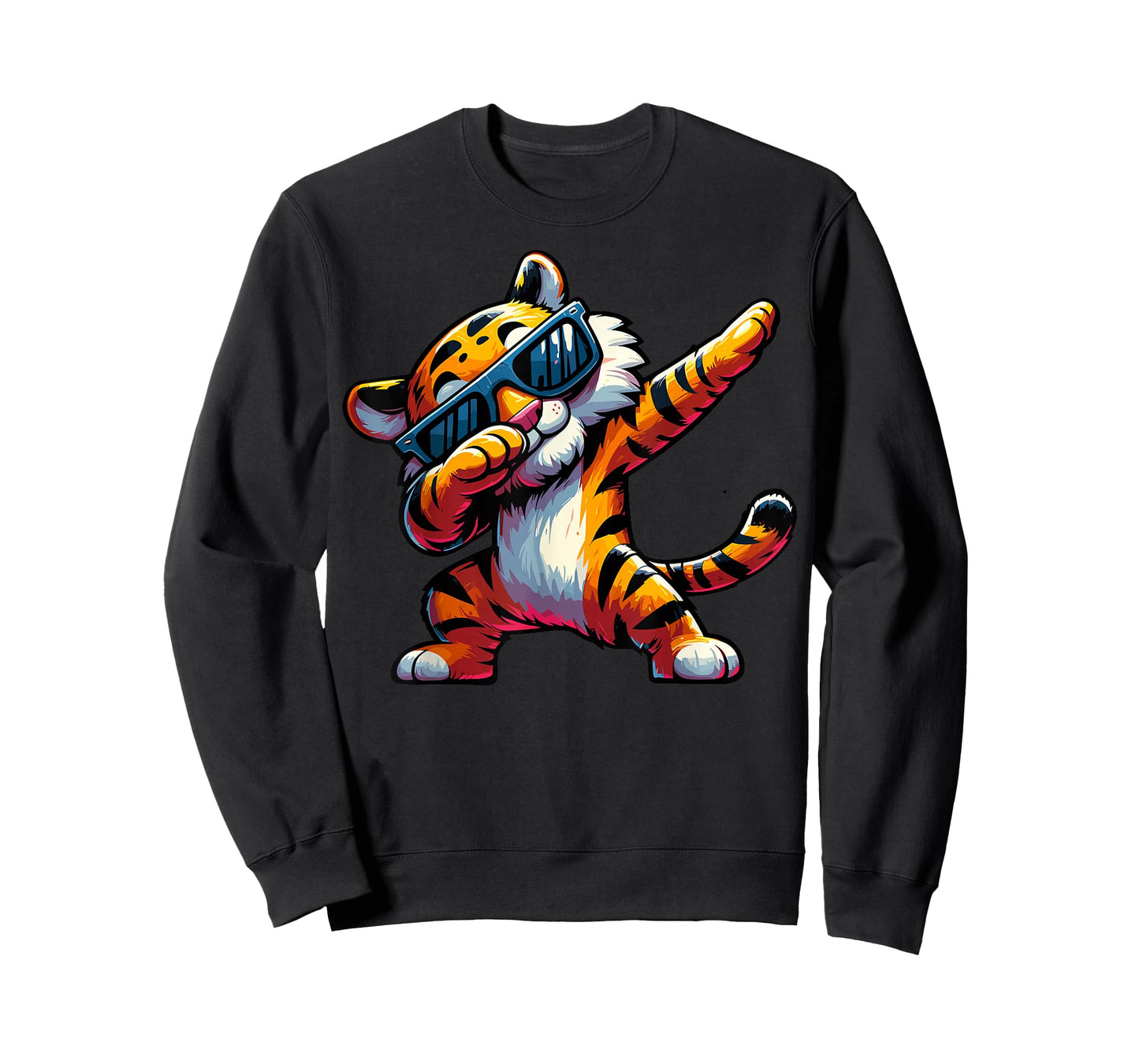 Dabbing Tiger With Sunglasses Cool Dabbing Tiger T-Shirt