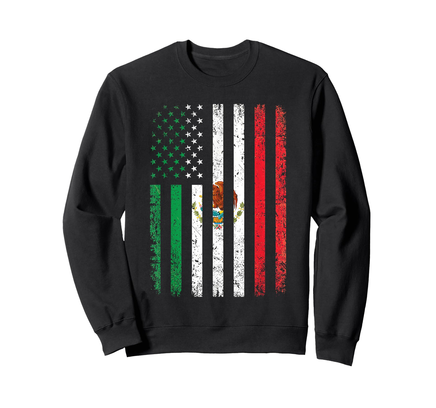 Mexico Flag Gift 4th of July USA American Mexican Flag T-Shirt