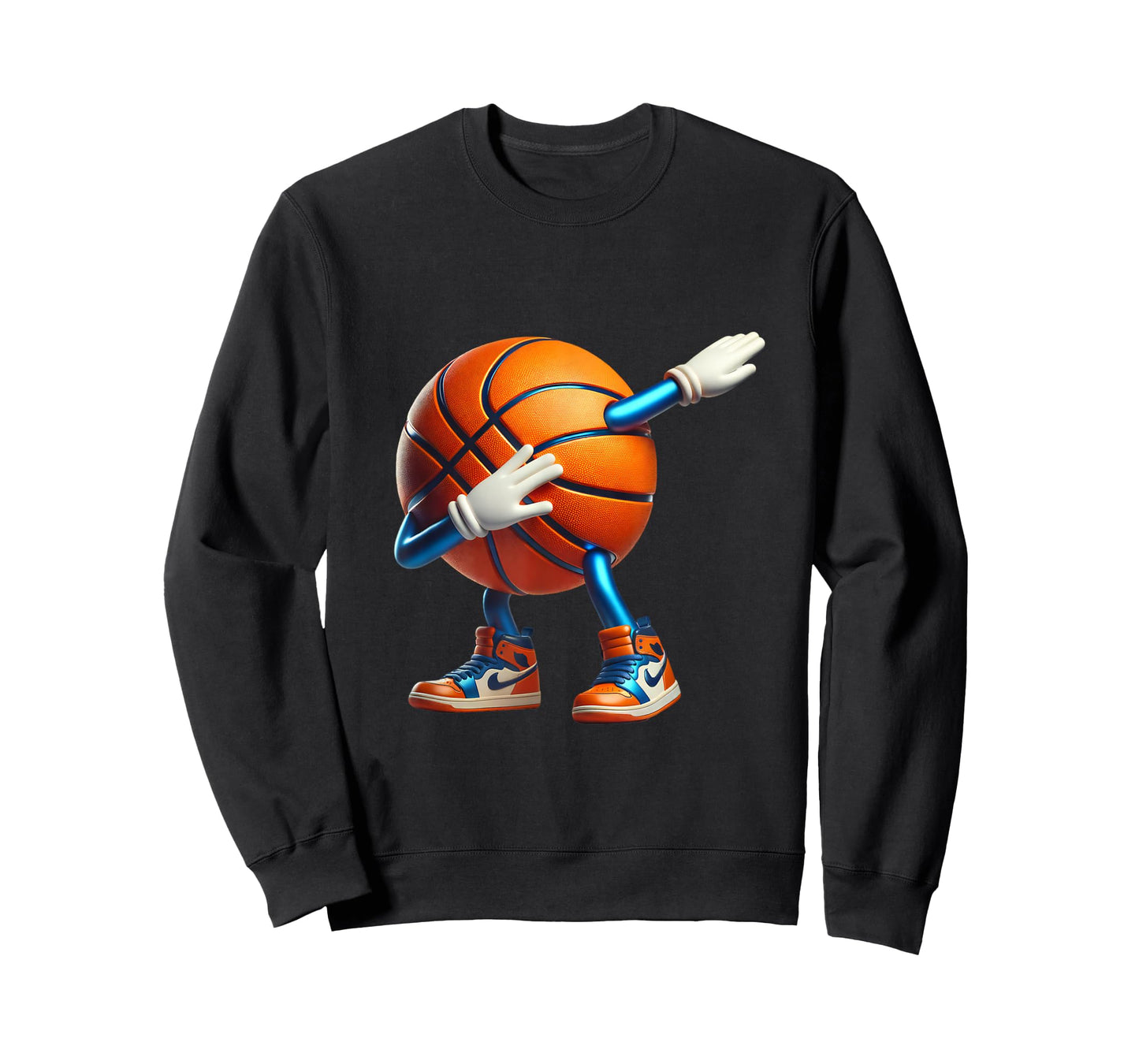 Dabbing Basketball Ball Funny Boys Men Women Sports Player T-Shirt