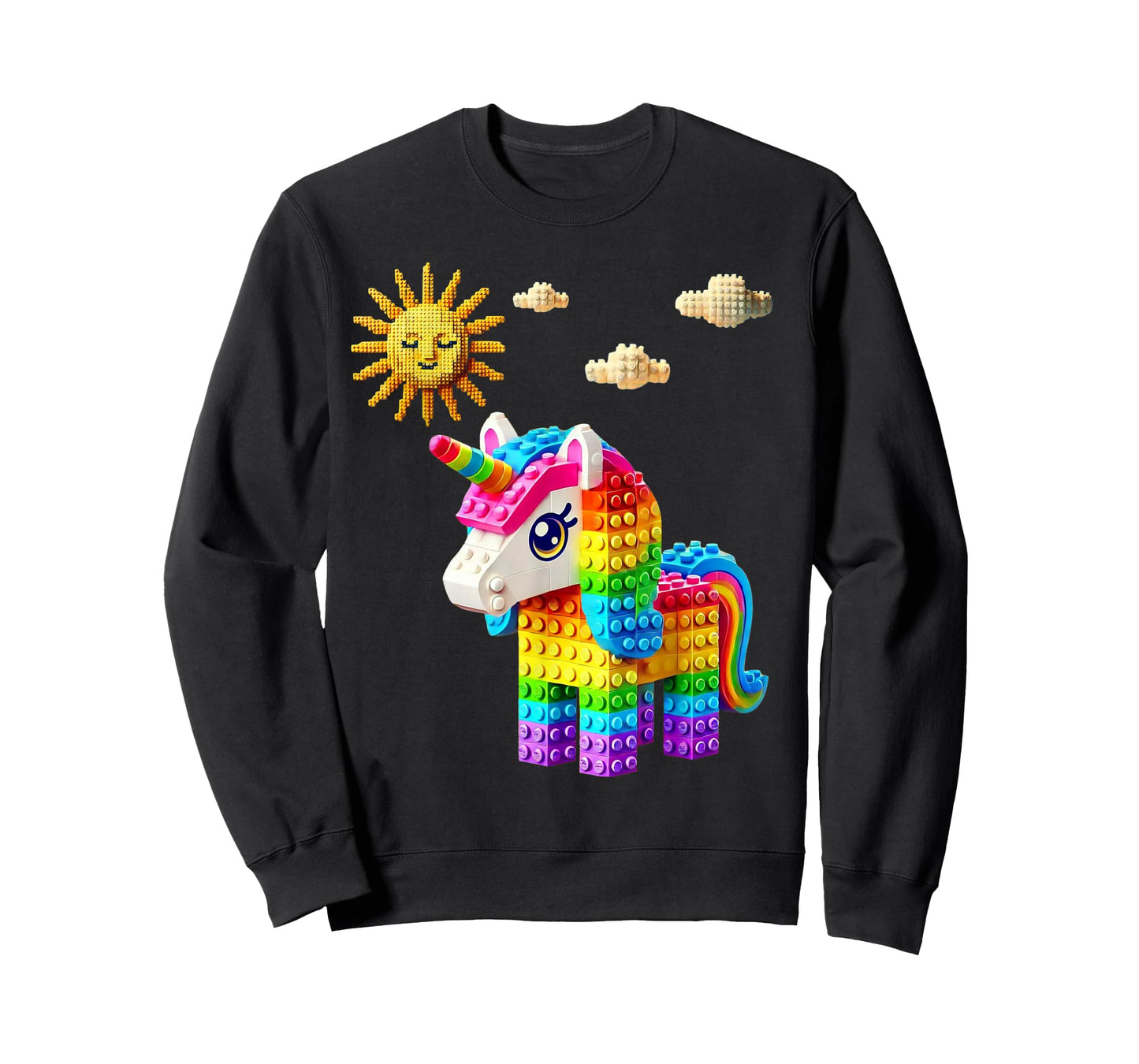 Unicorn Lover Master Builder Bricks Blocks Play Toys Girls T-Shirt