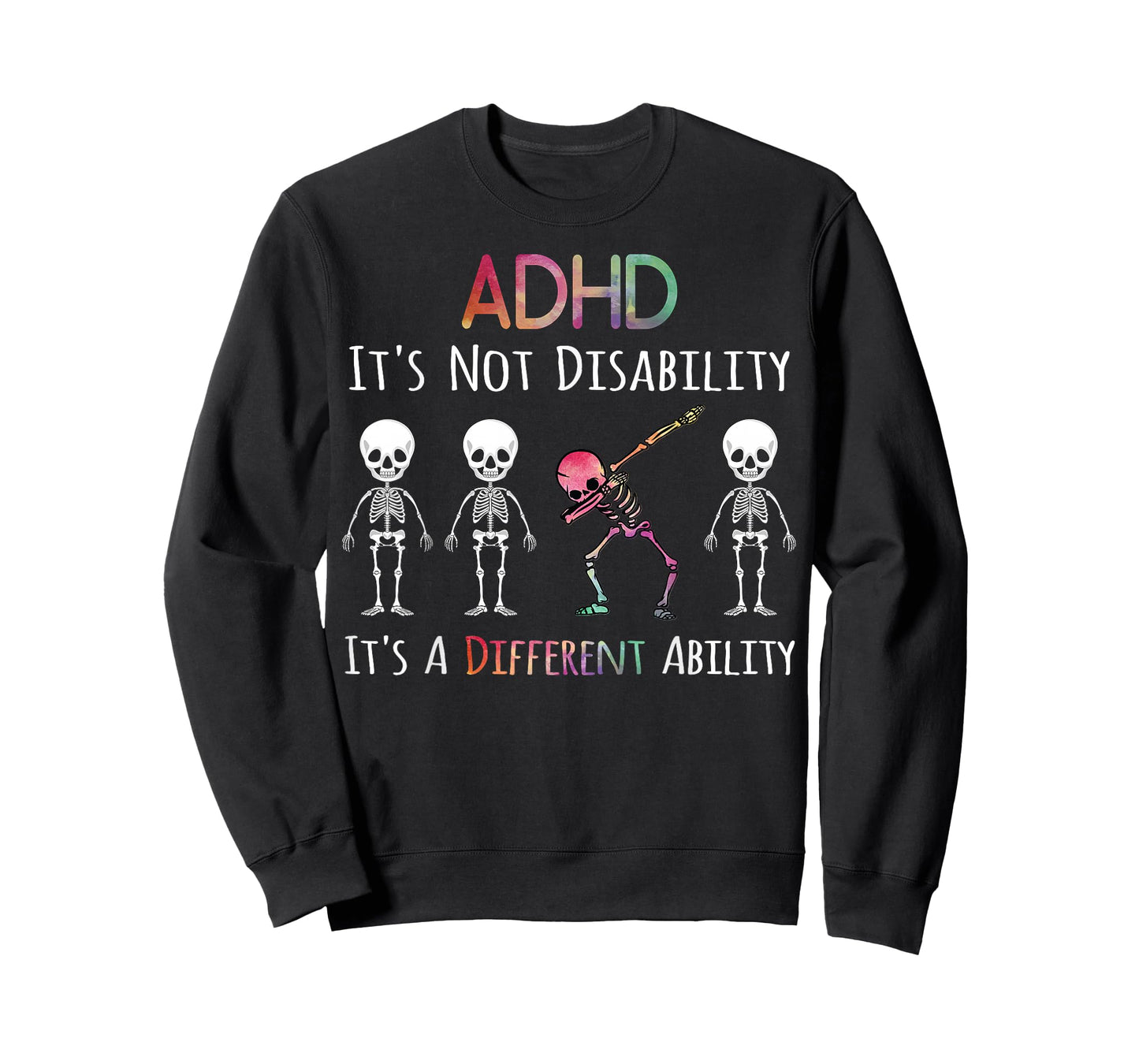 ADHD Awareness Dab Gifts ADHD It's Not A Disability Dabbing T-Shirt