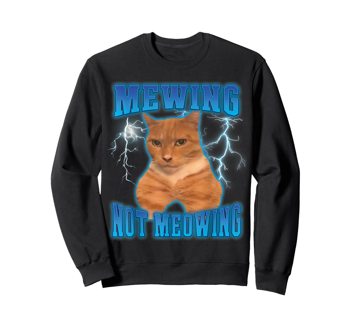 Cat Mewing Meme Cat Mewing Not Meowing T-Shirt