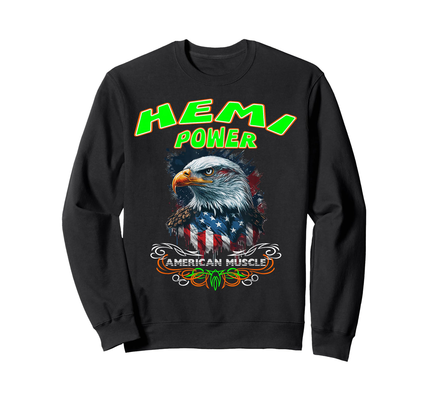 392 Hemi Power Patriotic Eagle Muscle Car Design T-Shirt