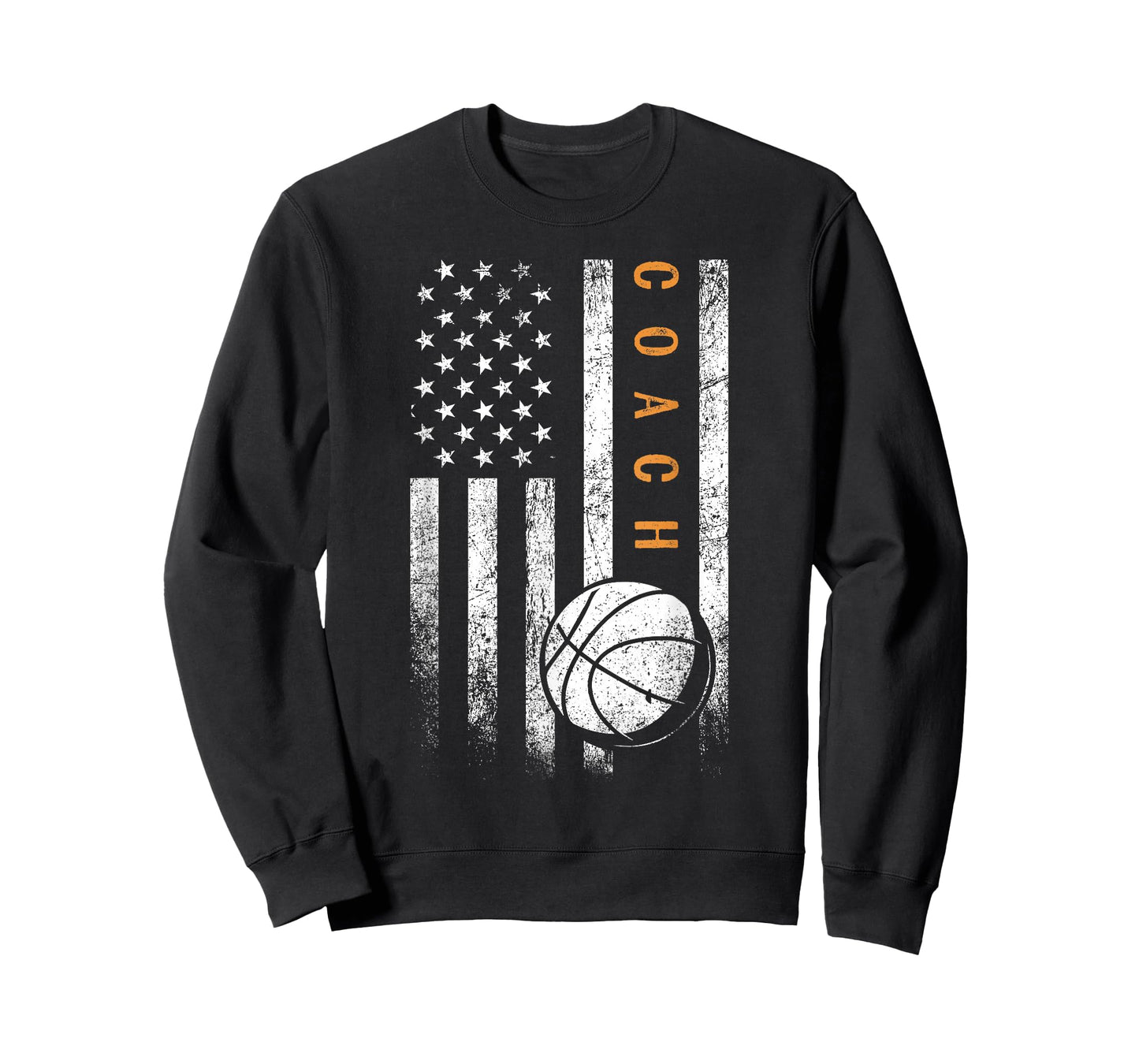 Basketball Coach American Flag Basketball Trainer Coaching T-Shirt