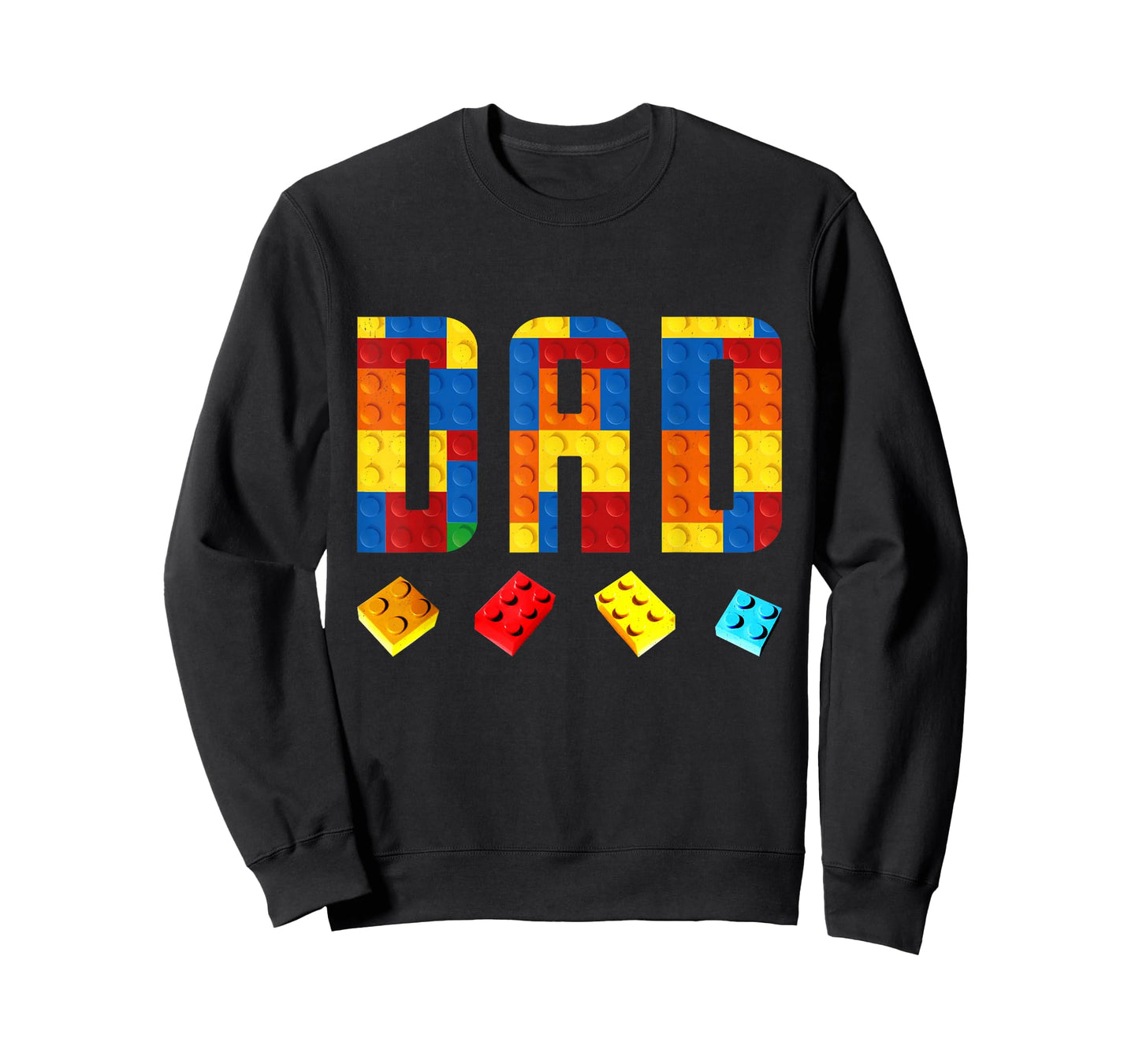 Dad Master Builder Building Blocks Birthday Family Matching T-Shirt