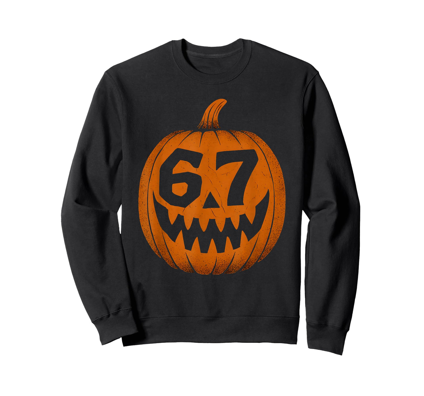 67 Meme Halloween Pumpkin 6 7 Brainrot Six Seven Teen Boys T-Shirt