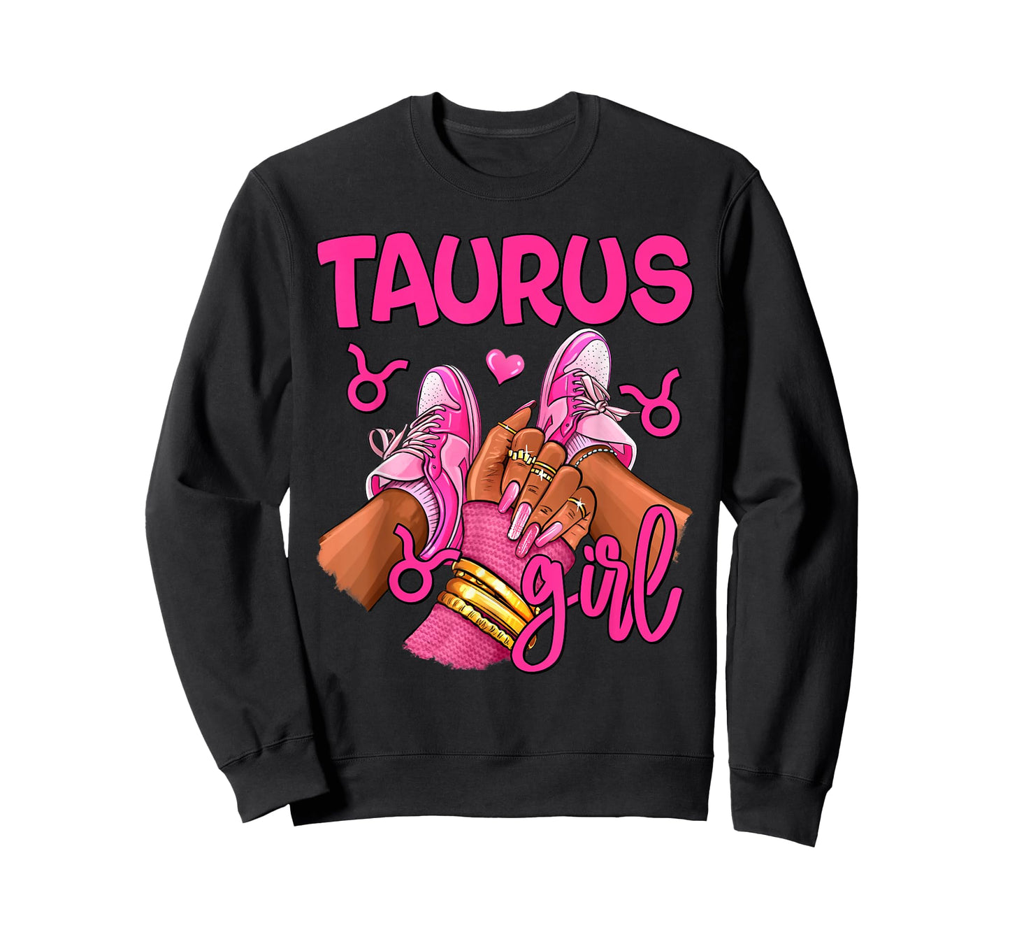 Taurus Girl Birthday Queen Women Sneakers Zodiac Sign T-Shirt
