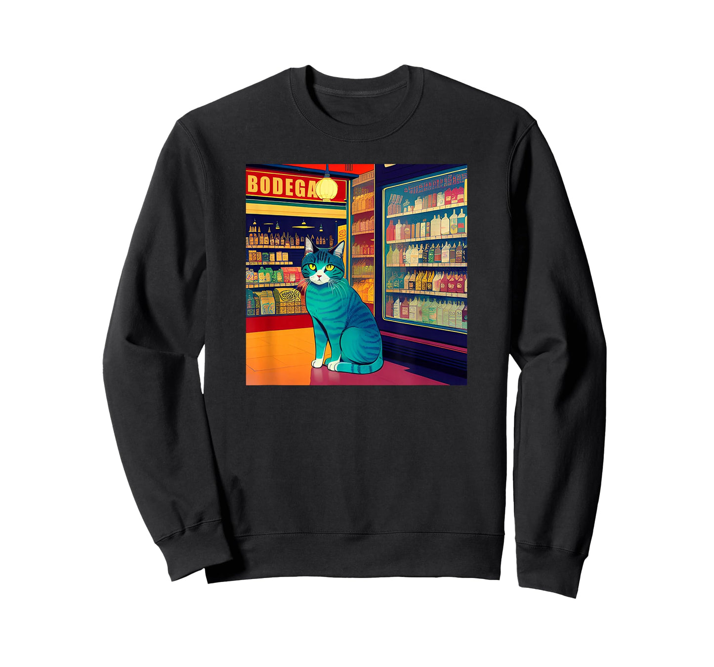 Cool Bodega Cat Meme Store Cat Men Women Kids T-Shirt