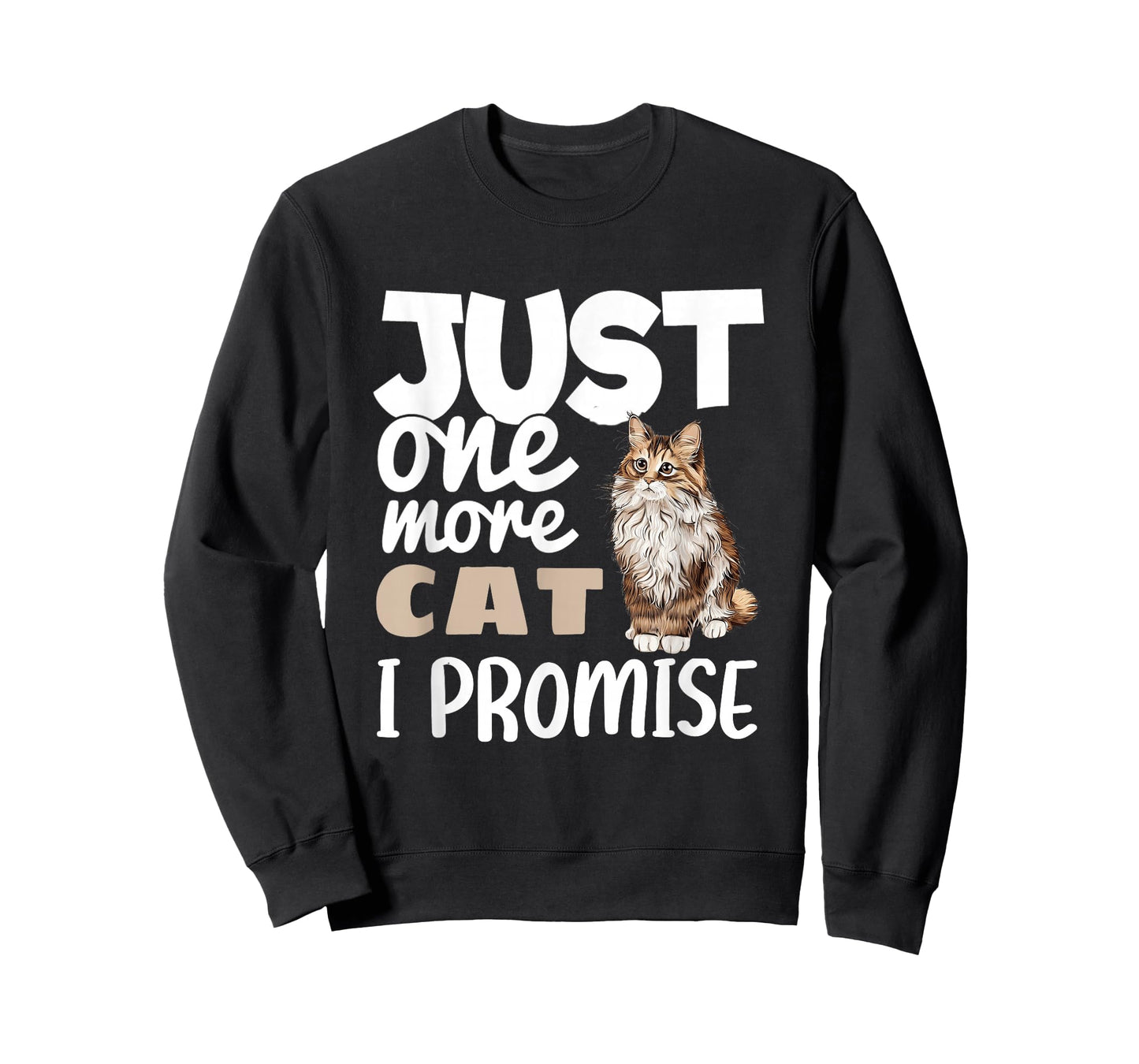 Just One More Cat I Promise Funny Siberian Cat Owner Lover T-Shirt