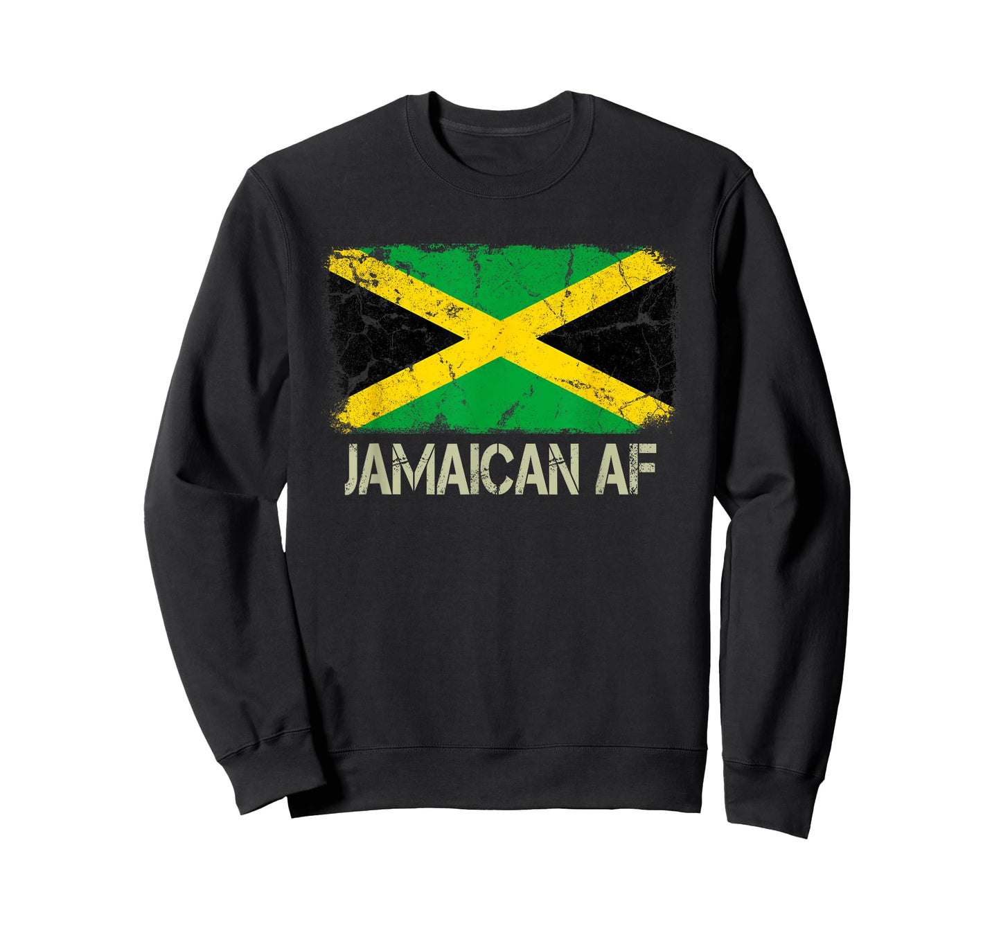 Jamaican AF Flag Funny Jamaican American Family Heritage T-Shirt