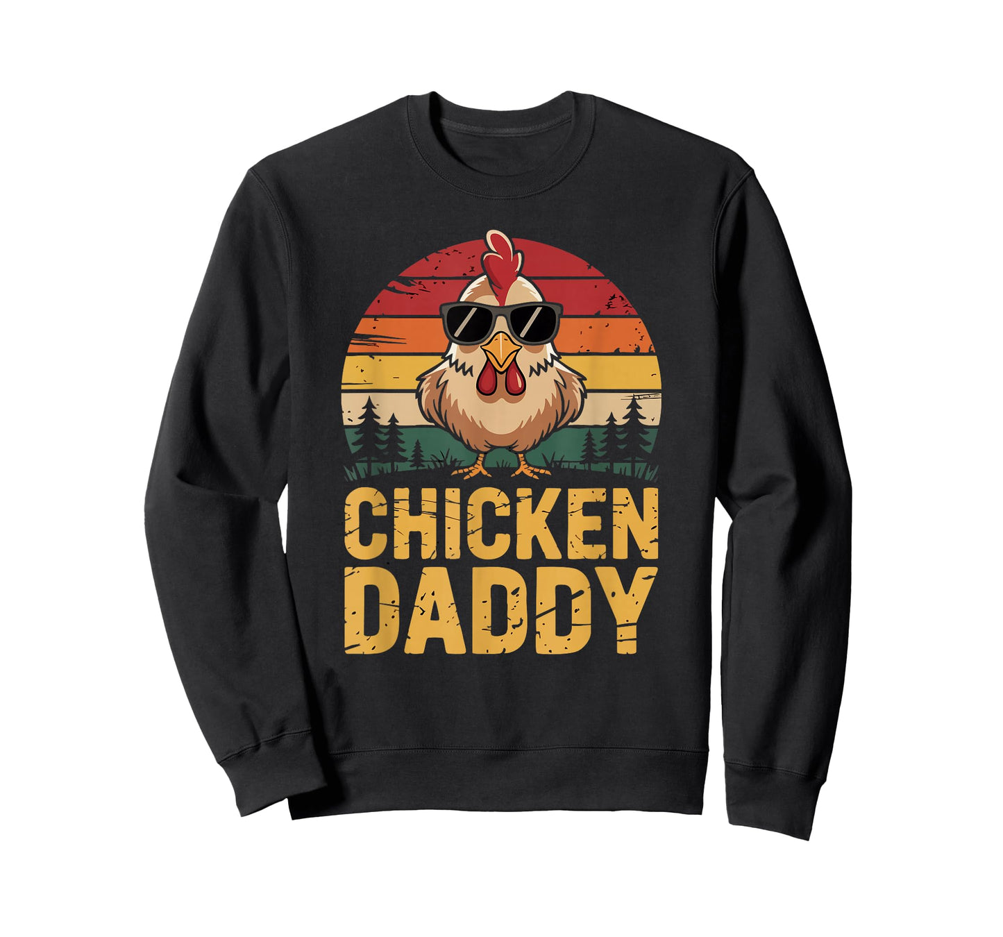 Chicken Daddy Funny Poultry Farming Father Who Raise Chicken T-Shirt