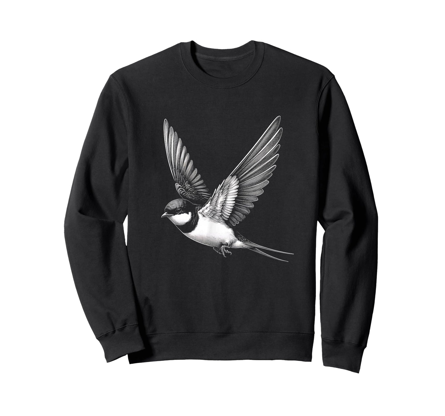 Swallow Graphic Art Bird Design T-Shirt