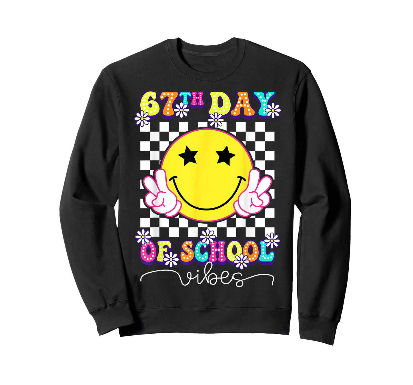 67th Day of School Vibes Funny Six Seven 67 Meme Slang T-Shirt