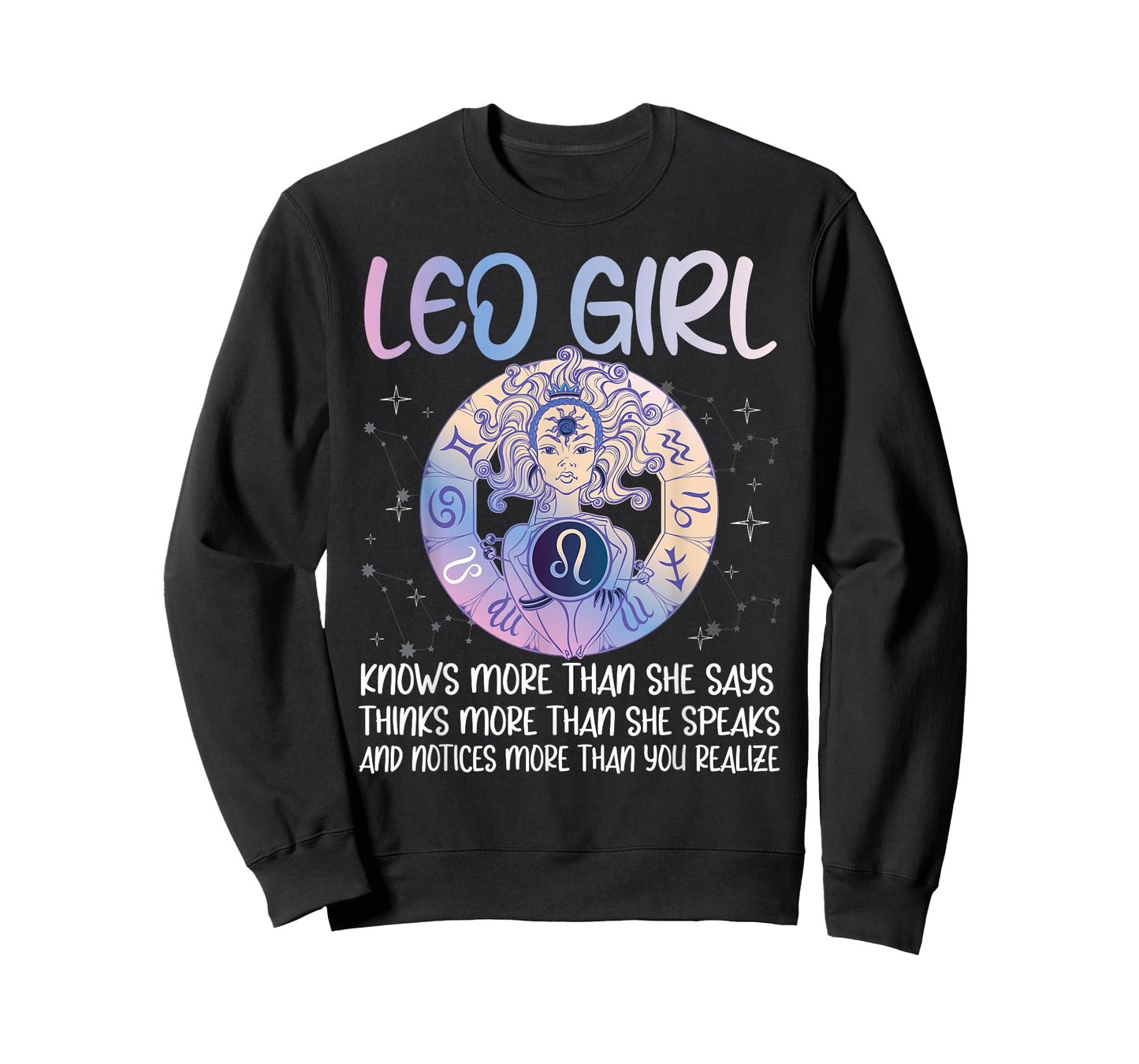 Leo Girl Zodiac Sign Astrology Birthday Horoscope Lover T-Shirt