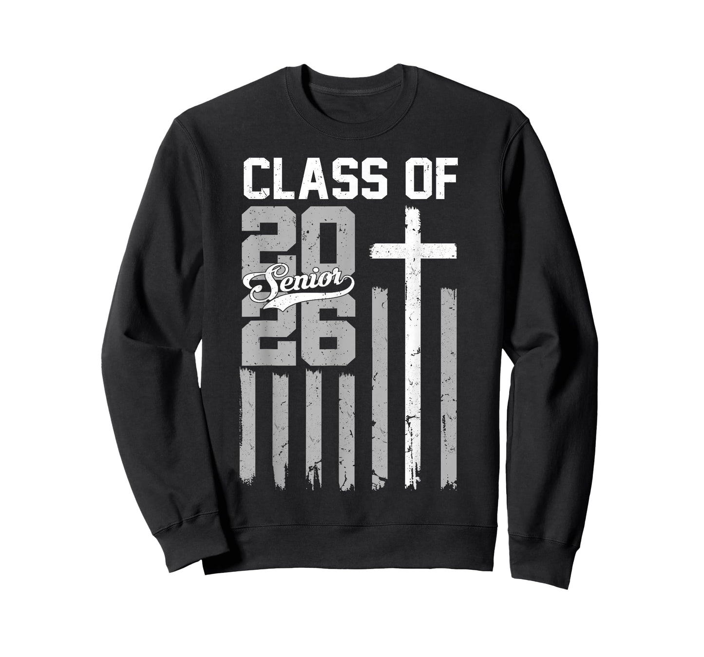 Senior Class of 2026 Christian American Flag 2026 Graduation T-Shirt