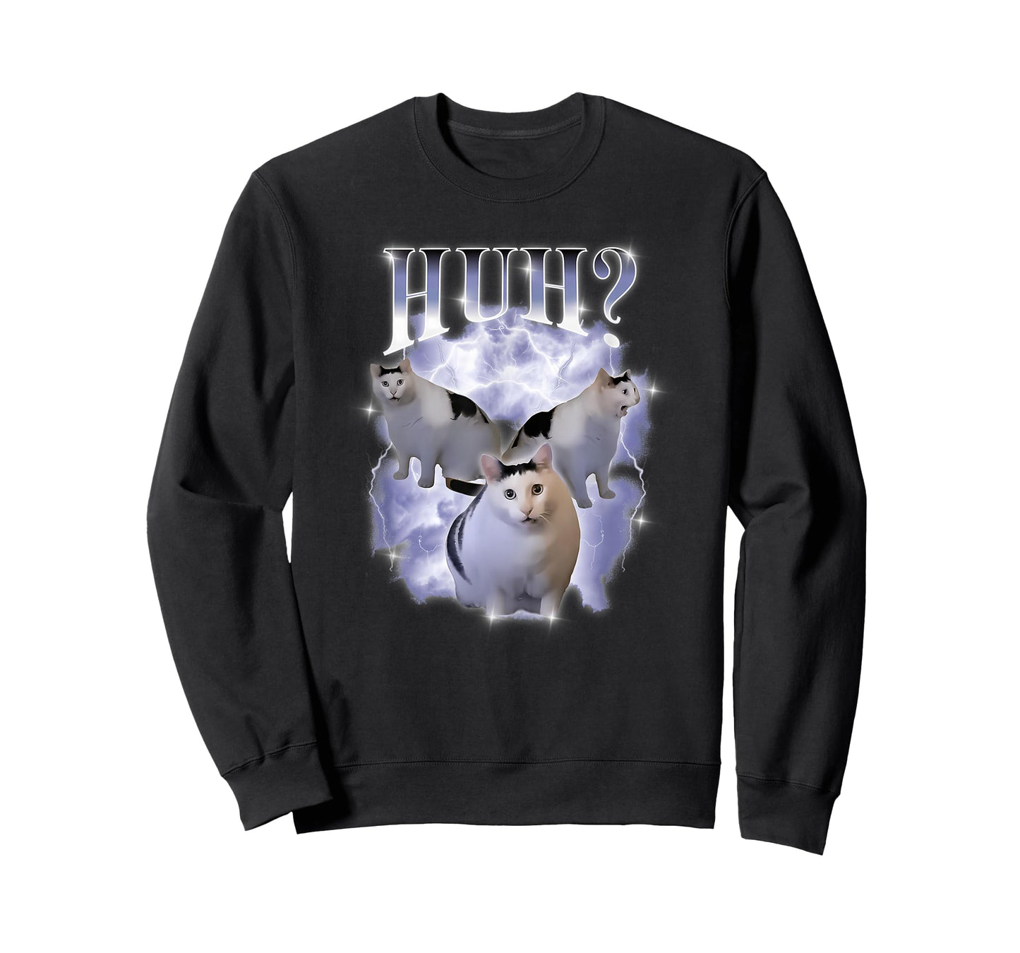 Huh Cat Chonky Meme Cat Lovers Humor T-Shirt