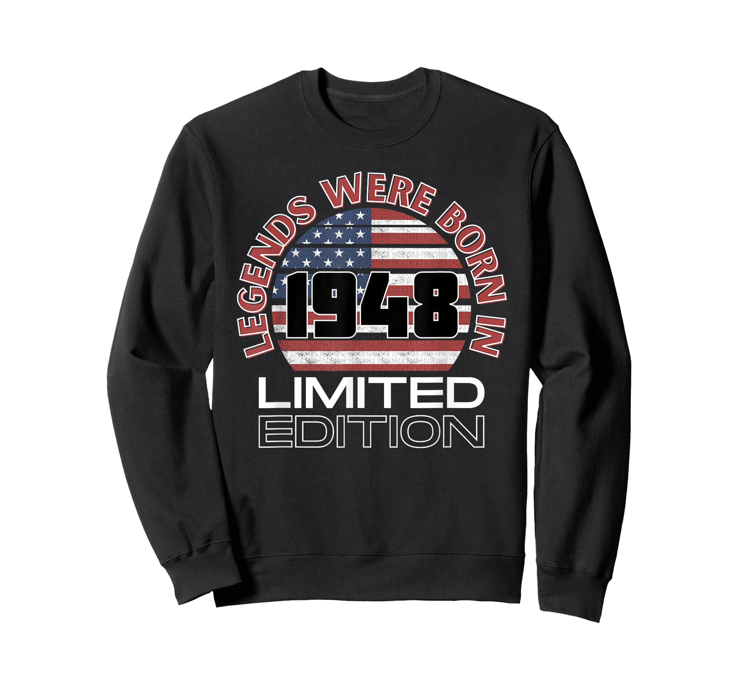 Legends were born in 1948 American Vintage Sunset Design T-Shirt