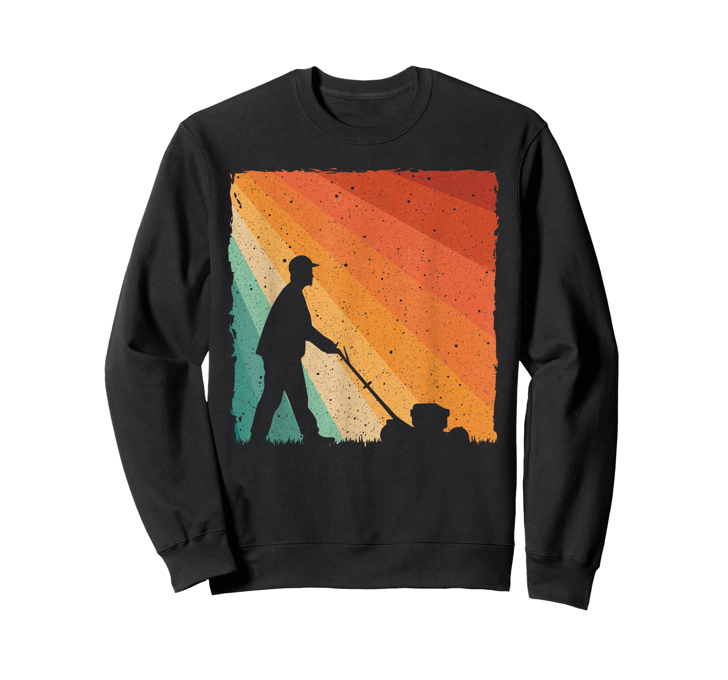 Cool Vintage Landscaper Art For Men Dad Lawn Mower Lawn Care T-Shirt