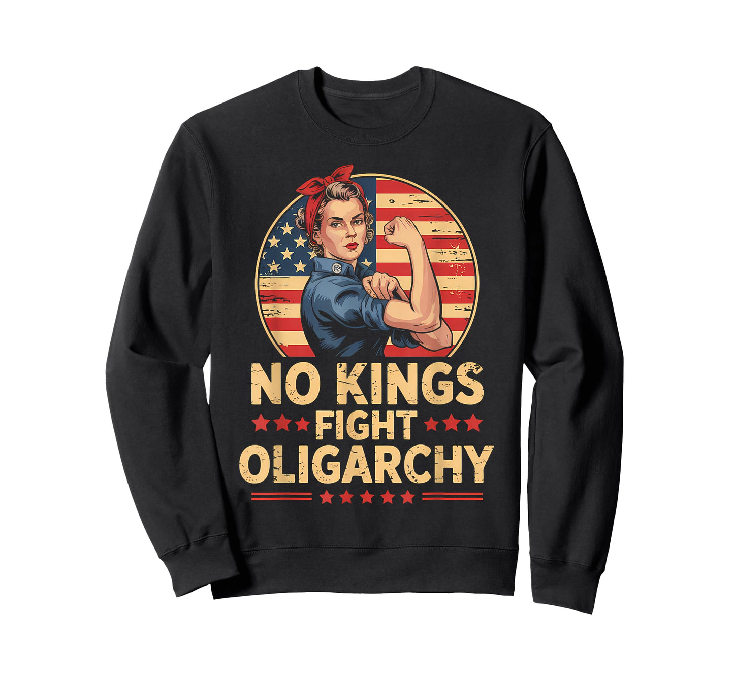 No Kings T Shirt Fight Oligarchy No Kings in America Women T-Shirt