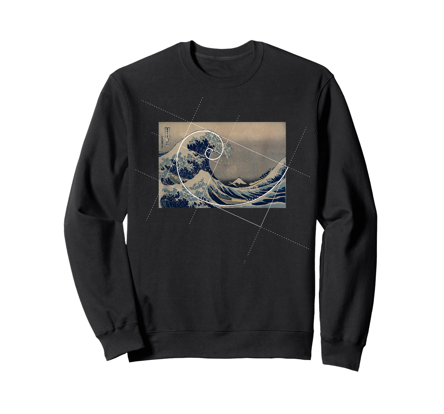 Hokusai Meets Fibonacci T-Shirt