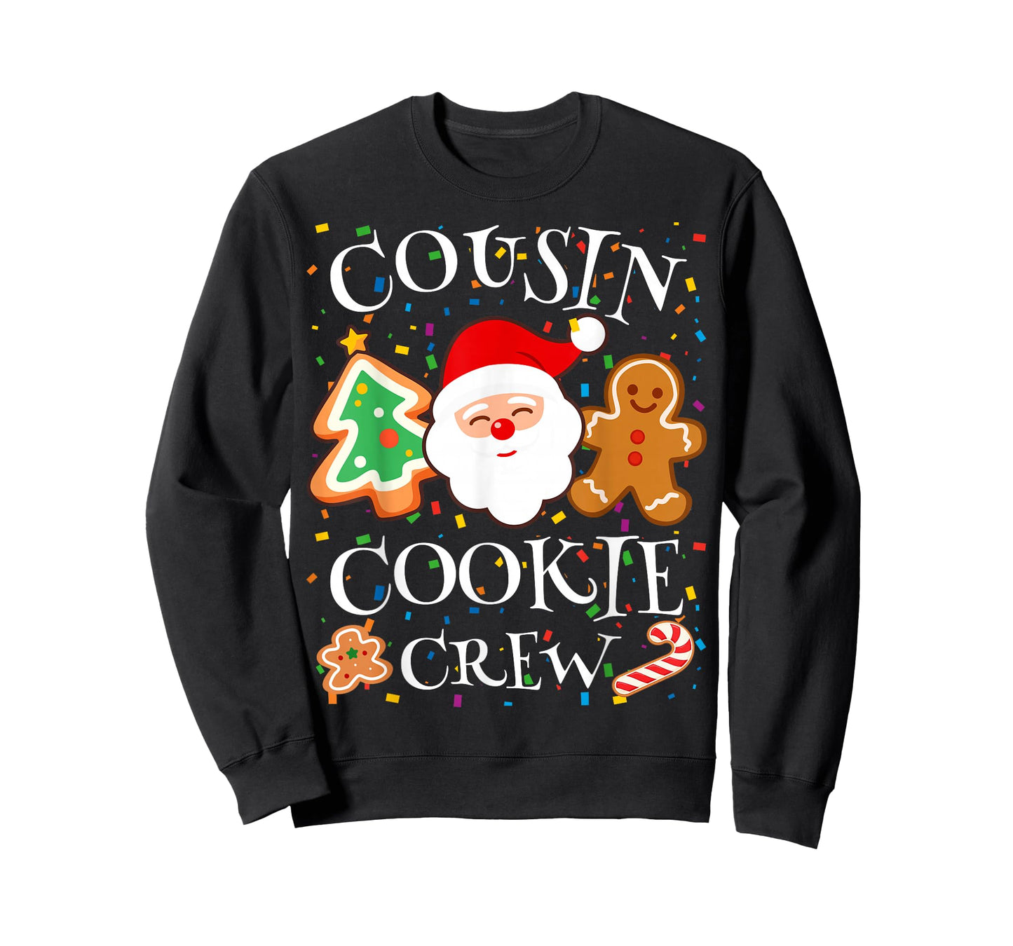 Christmas 2025 Cousin Cookie Baking Crew Squad Family Kids T-Shirt