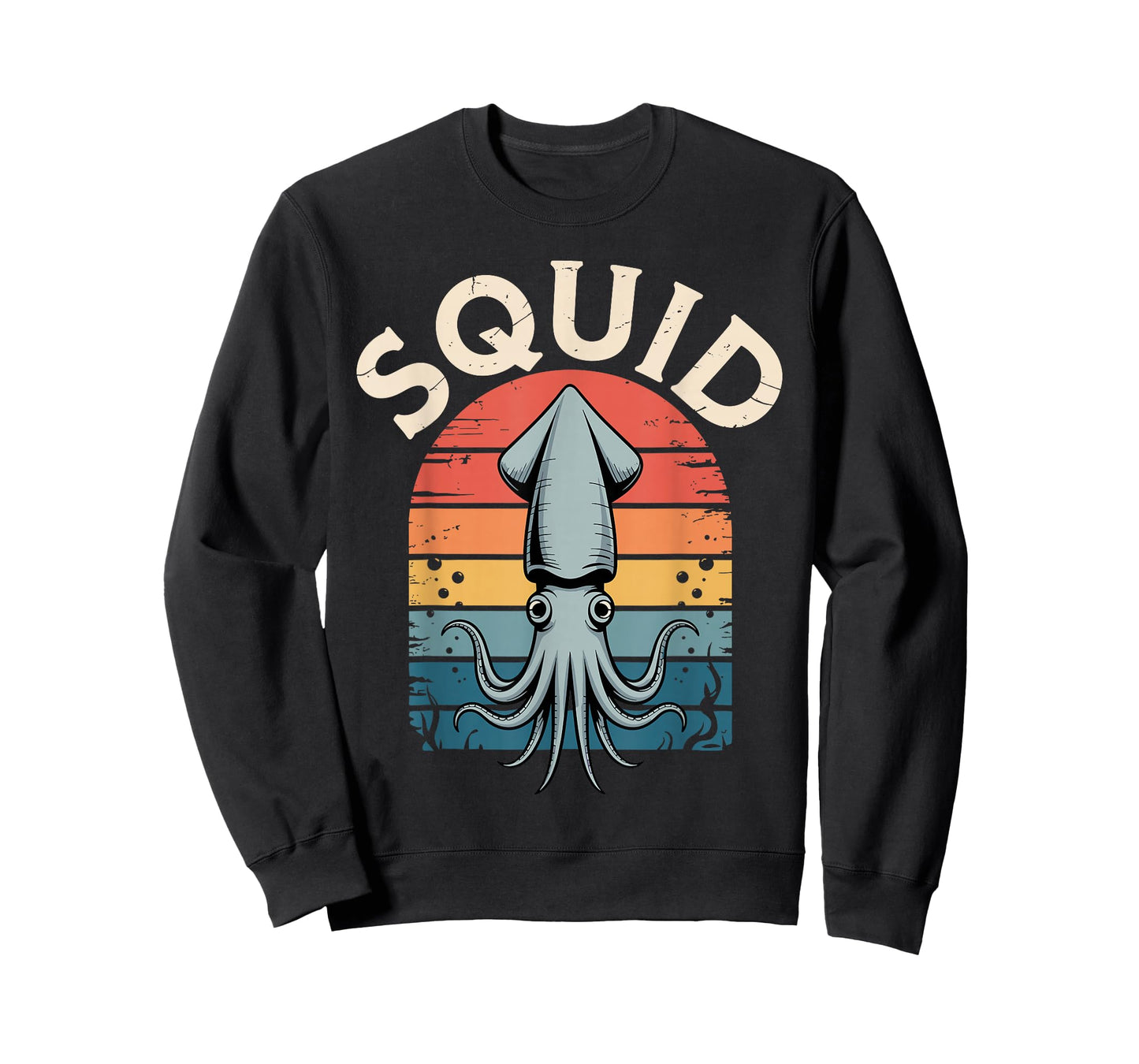 Cool Squid Art for Men Women Kids Giant Octopus Squid Lover T-Shirt