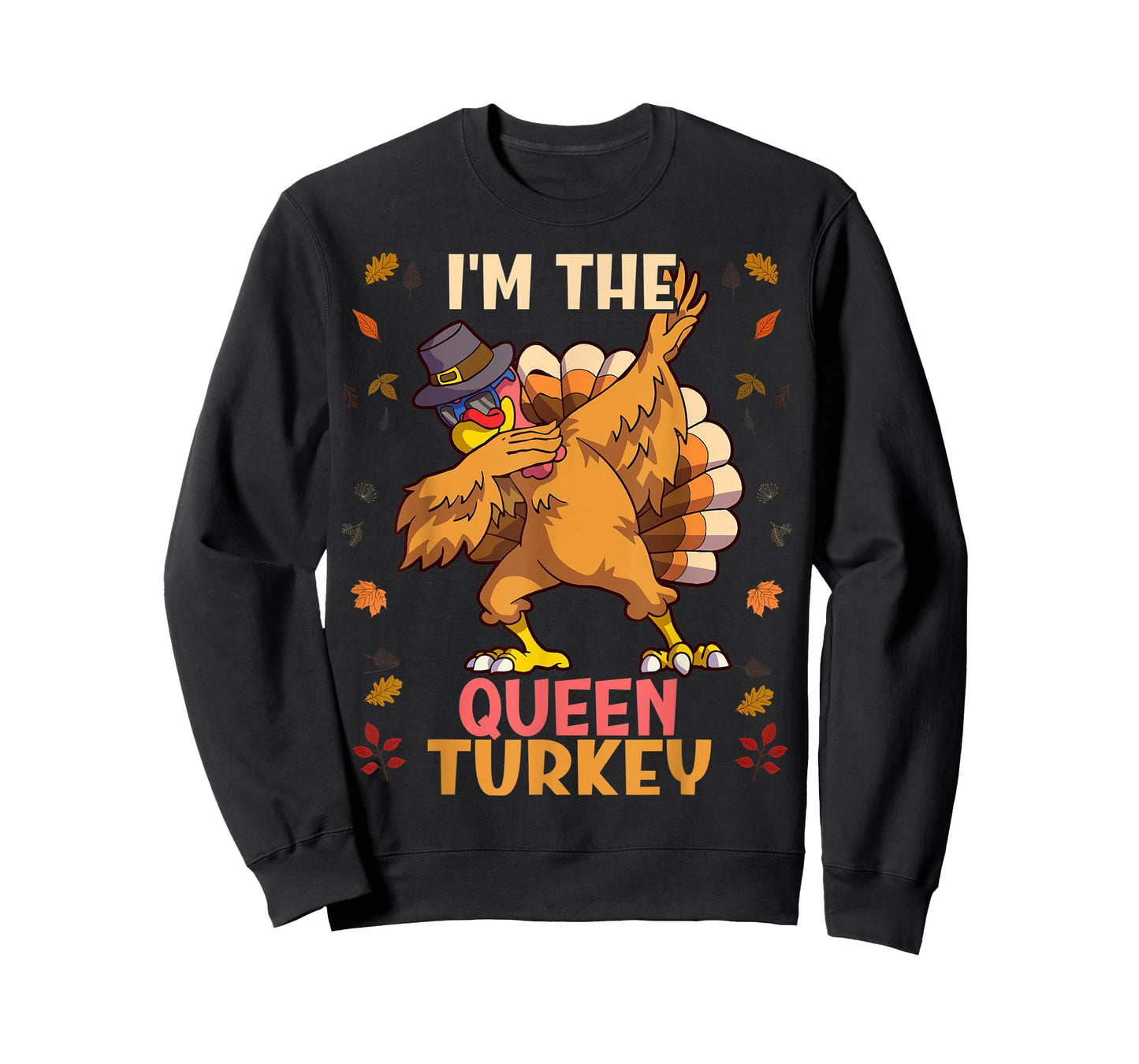 Thanksgiving Family Matching I'm The Queen Turkey Funny T-Shirt
