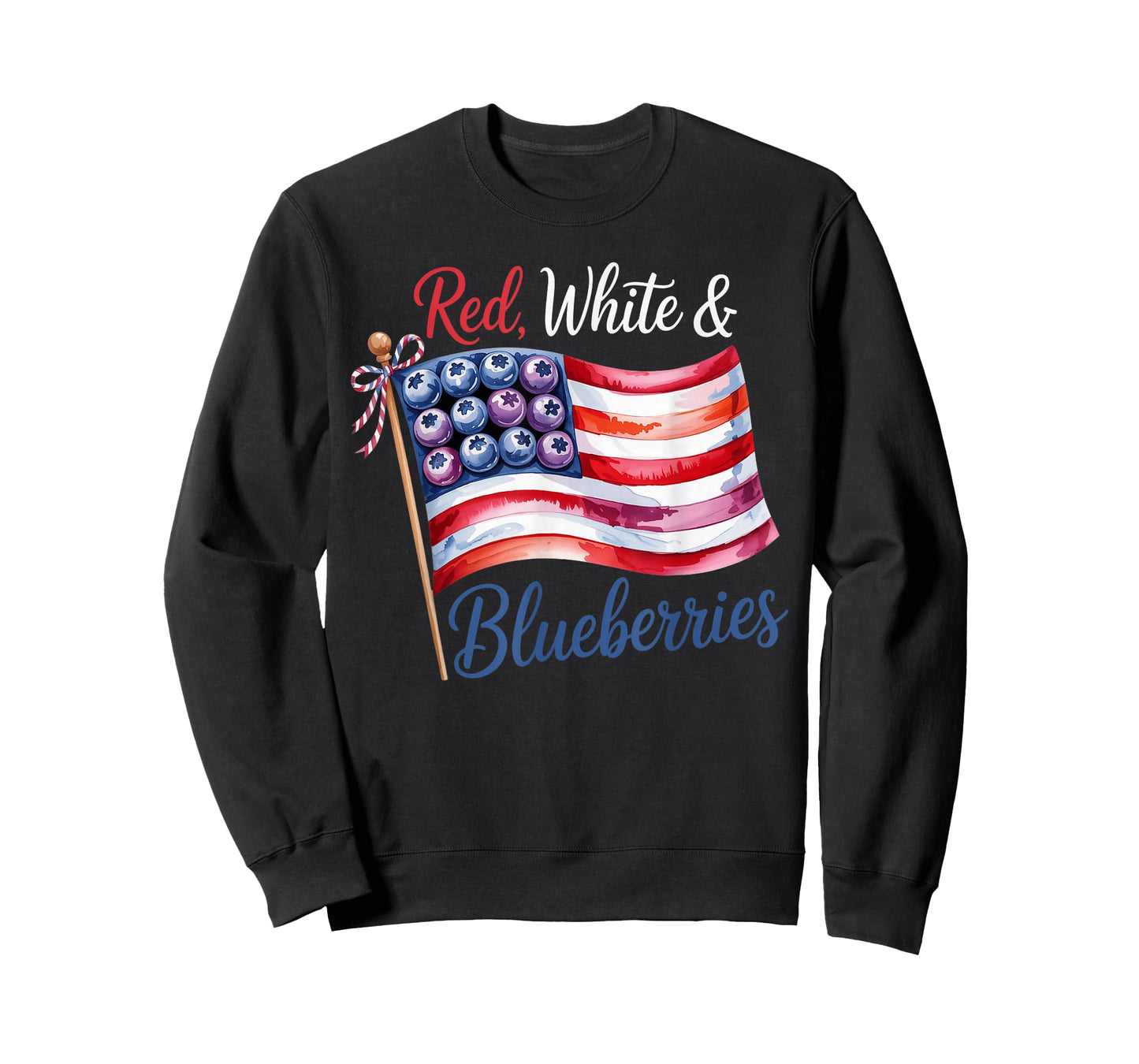 Red, White and Blueberries Women Men T-Shirt