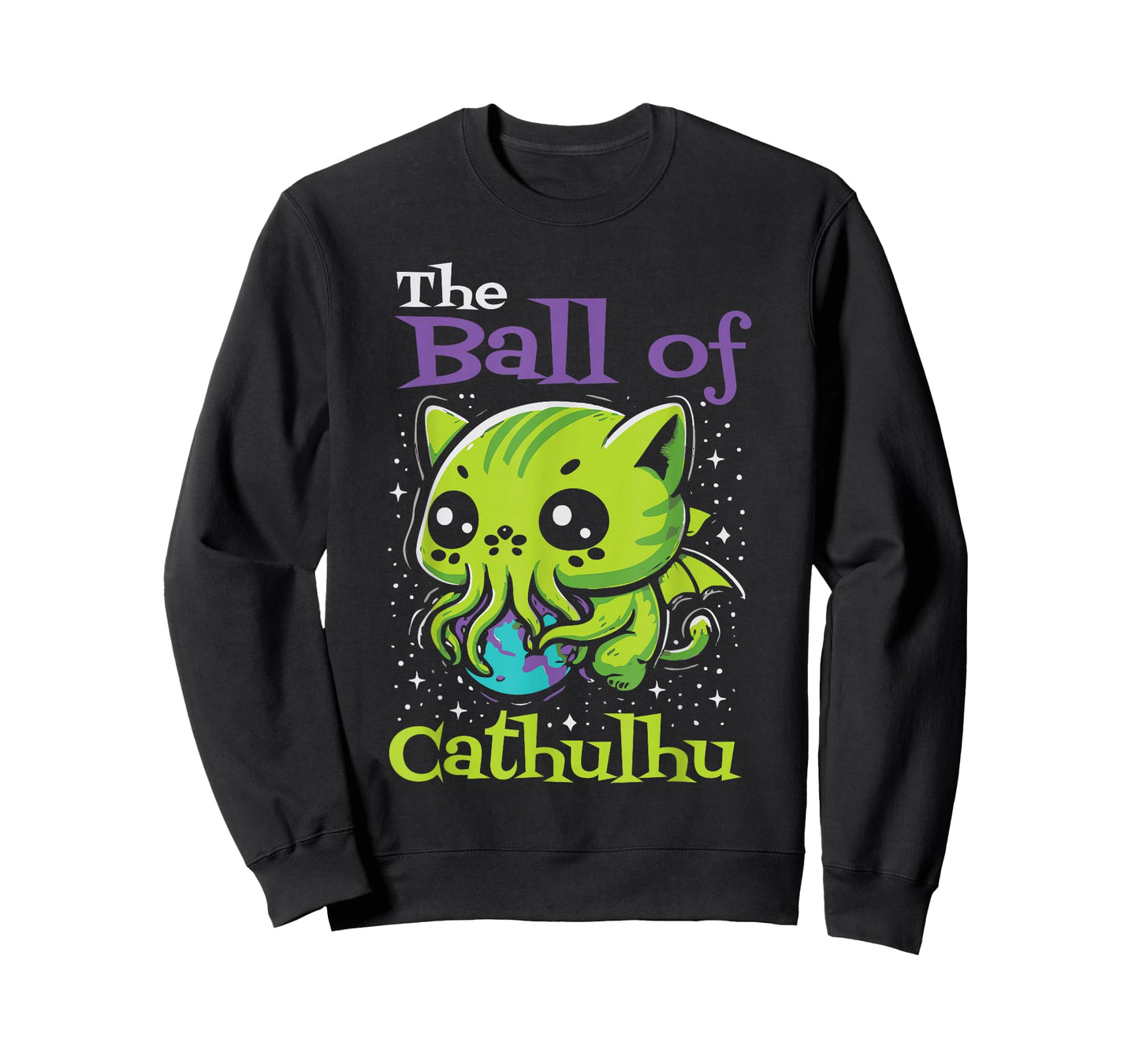 The Ball of Cathulhu Kawaii Cthulhu Lovecraft Cosmic Horror T-Shirt