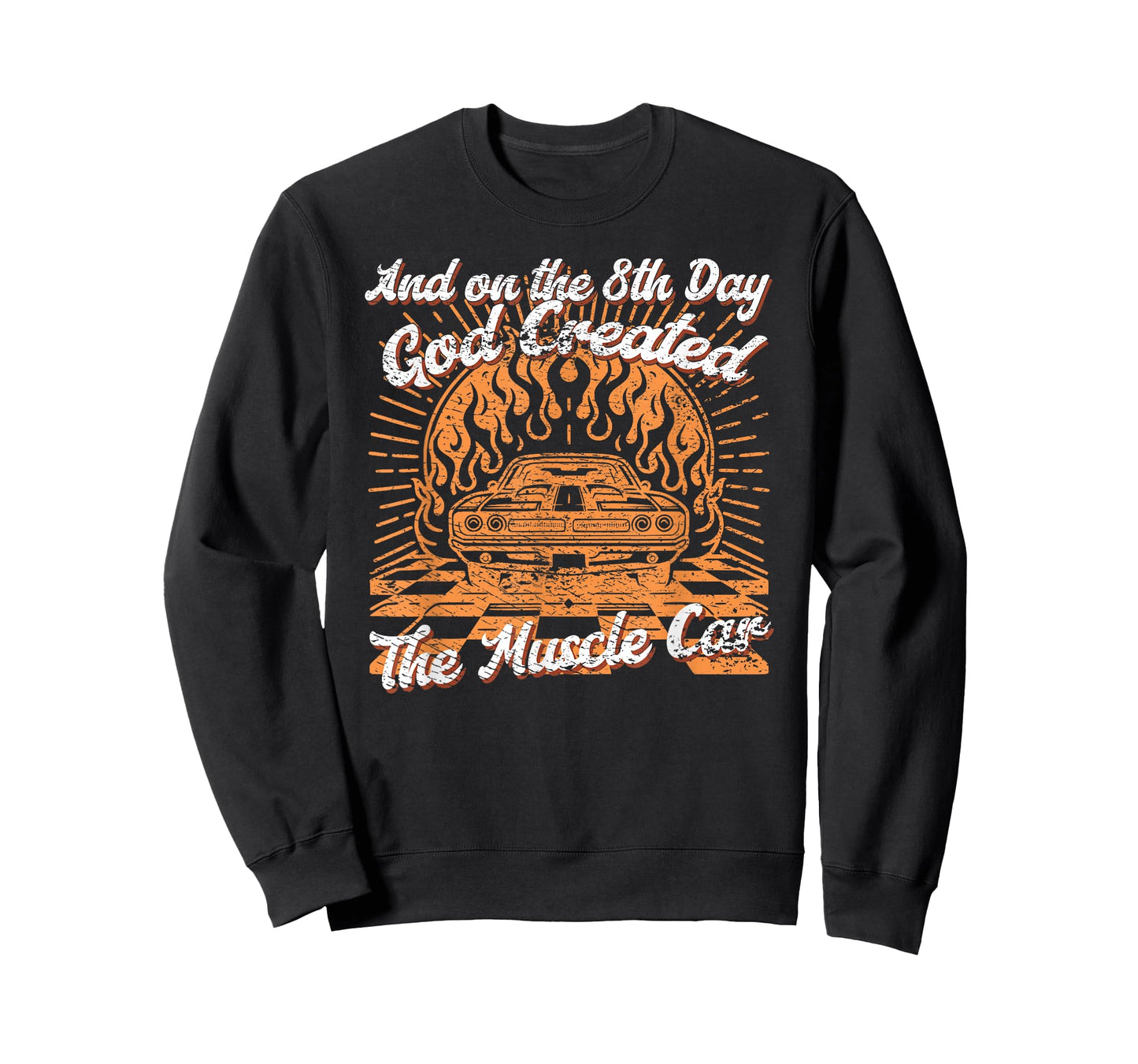 Vintage On The 8th Day God Created Muscle Cars T-Shirt